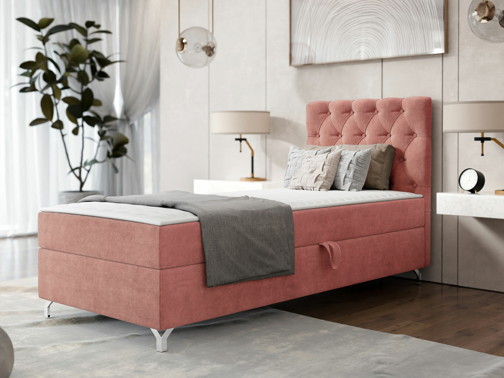 Boxspring krevet Memphis 142 (Manila 29)