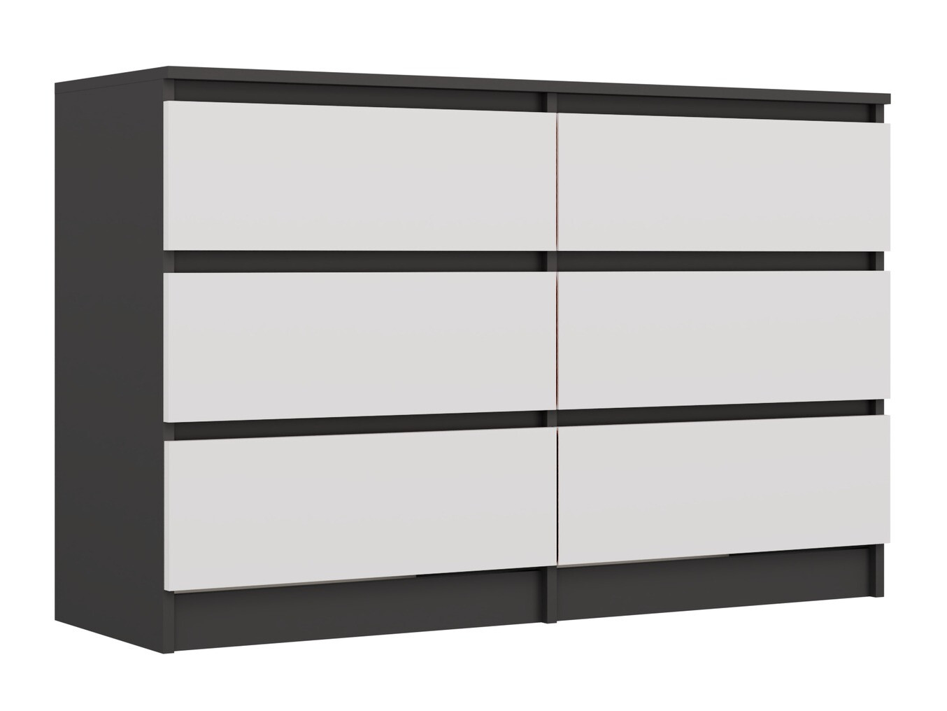 Komoda Elbvelu 103 (Antracit + Belo)
