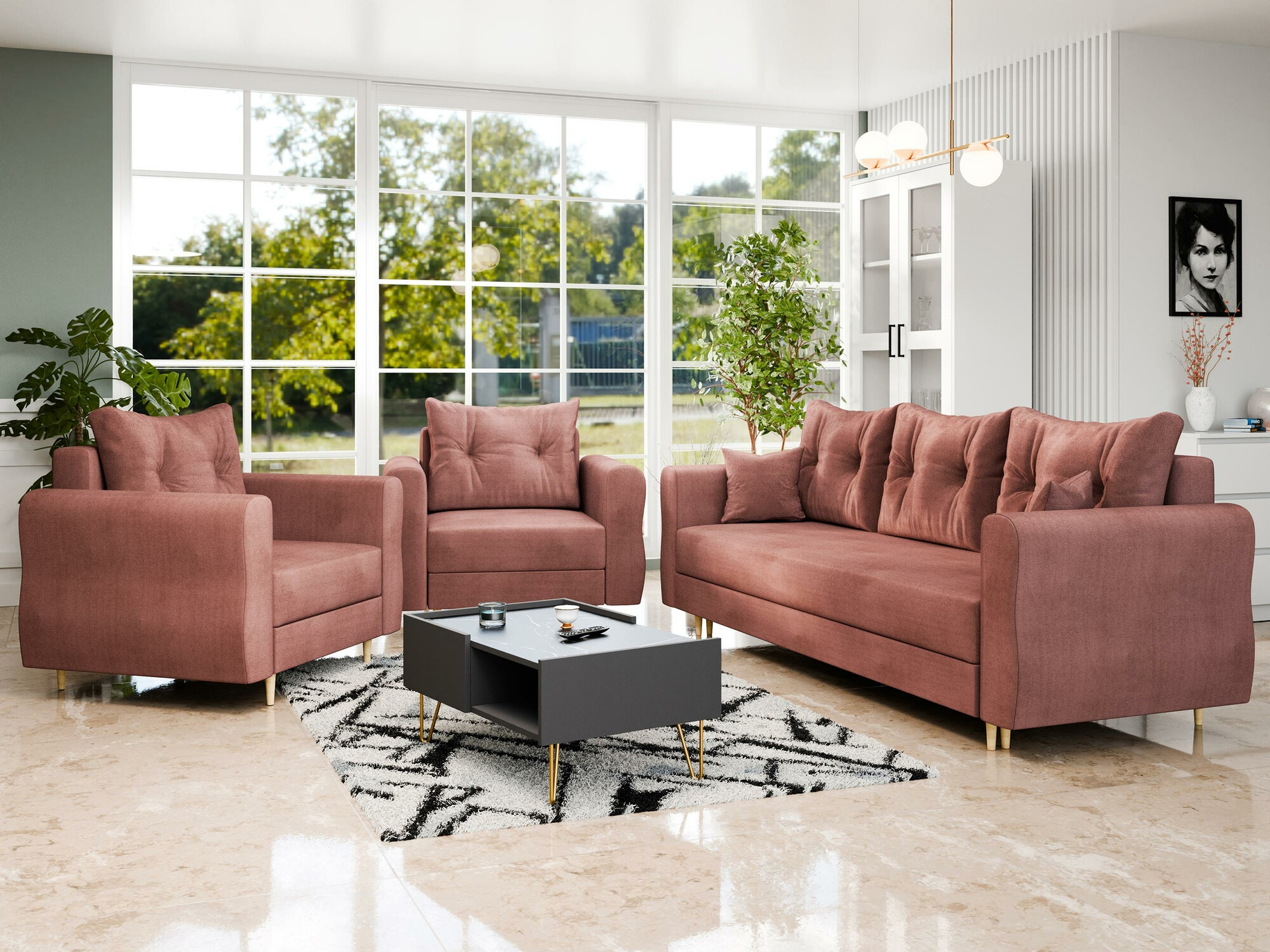 Tapaciran nameštaj set Veldala 106 (Manila 29)