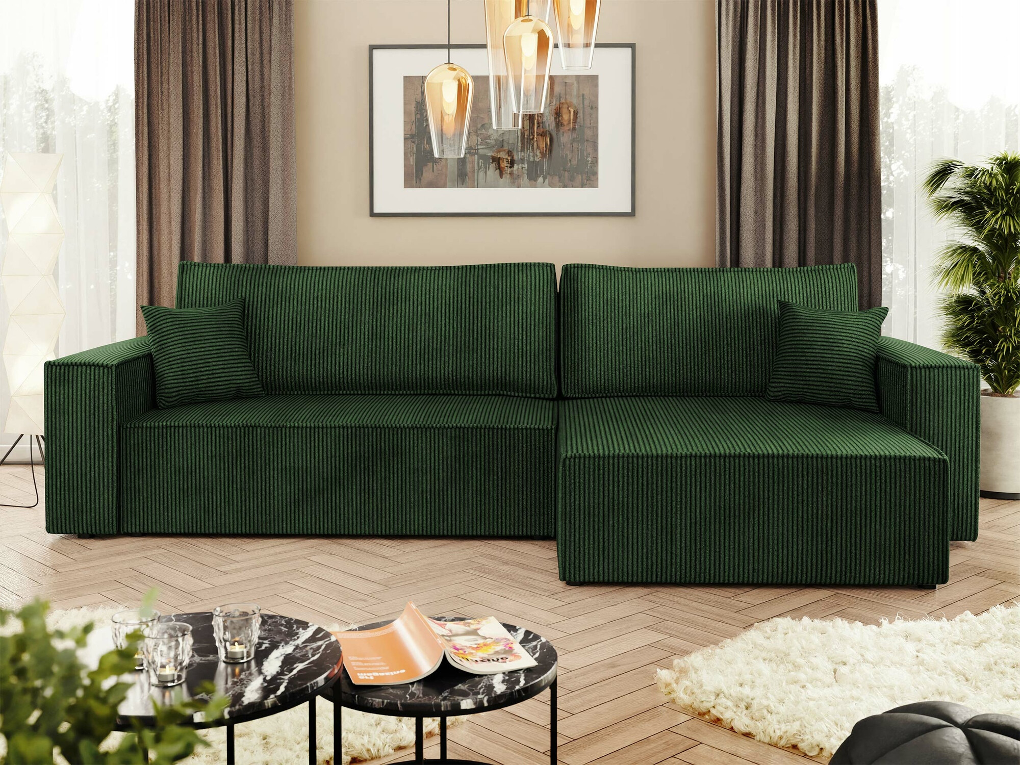 Ugaona sofa Shelton 107 (Poso 14)