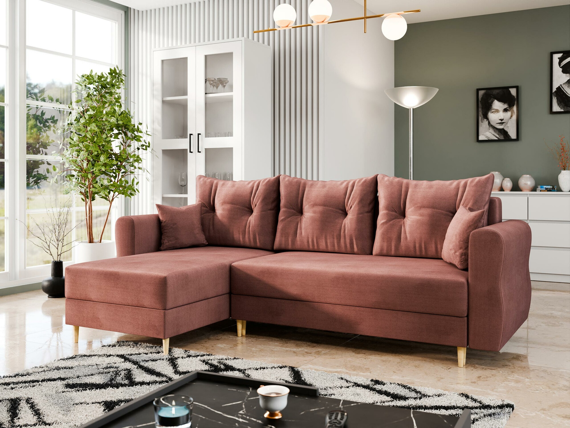 Ugaona sofa Veldala 102 (Manila 29)