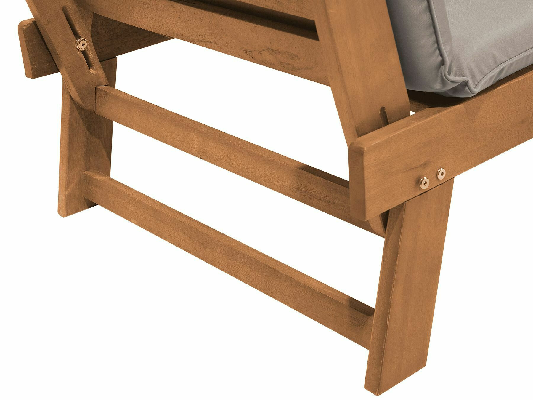 Baštenska sofa Berwyn 1979 (Sivo + Svetlo drvo)