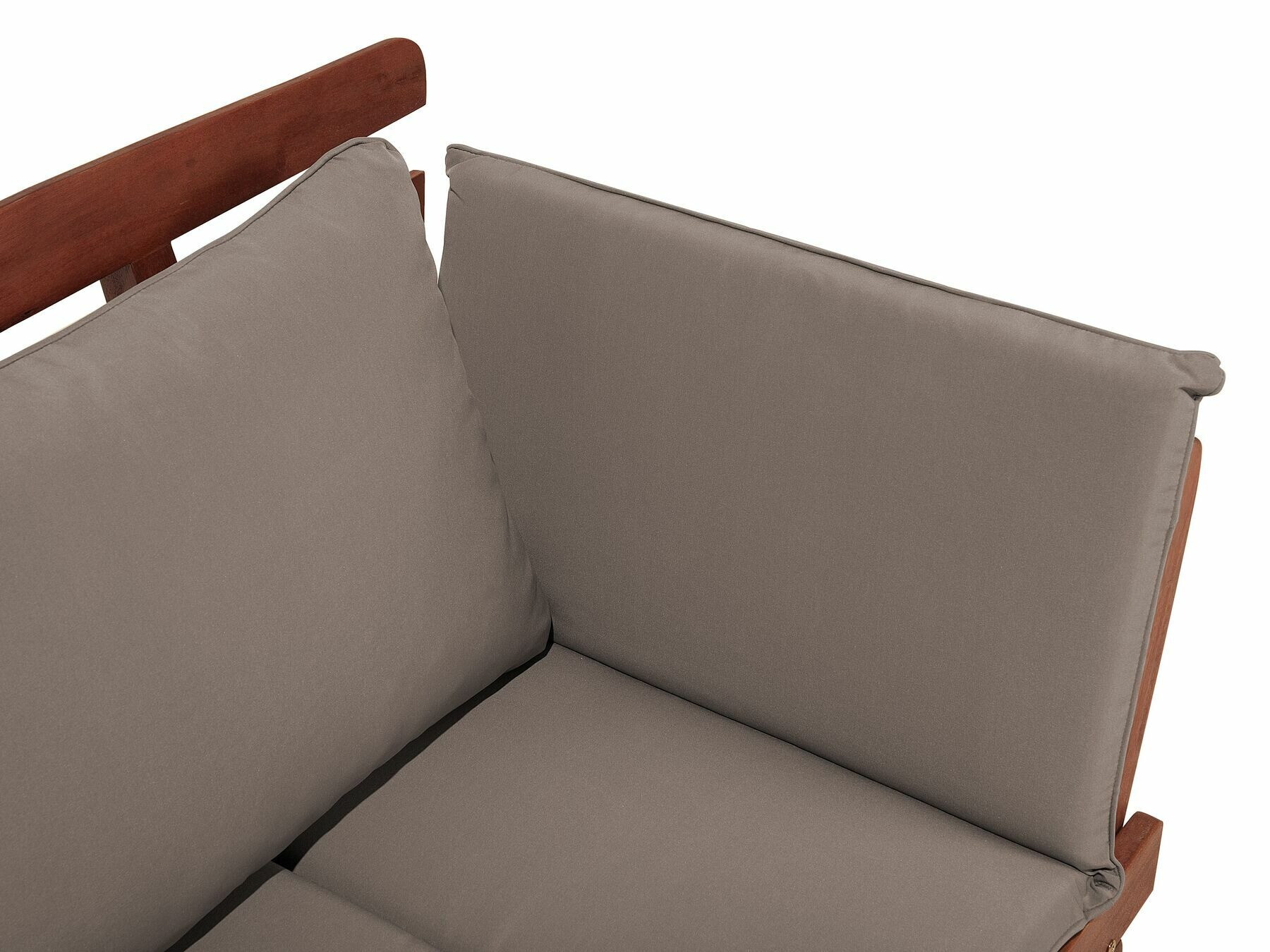 Baštenska sofa Berwyn 1979 (Sivo + Tamno drvo)