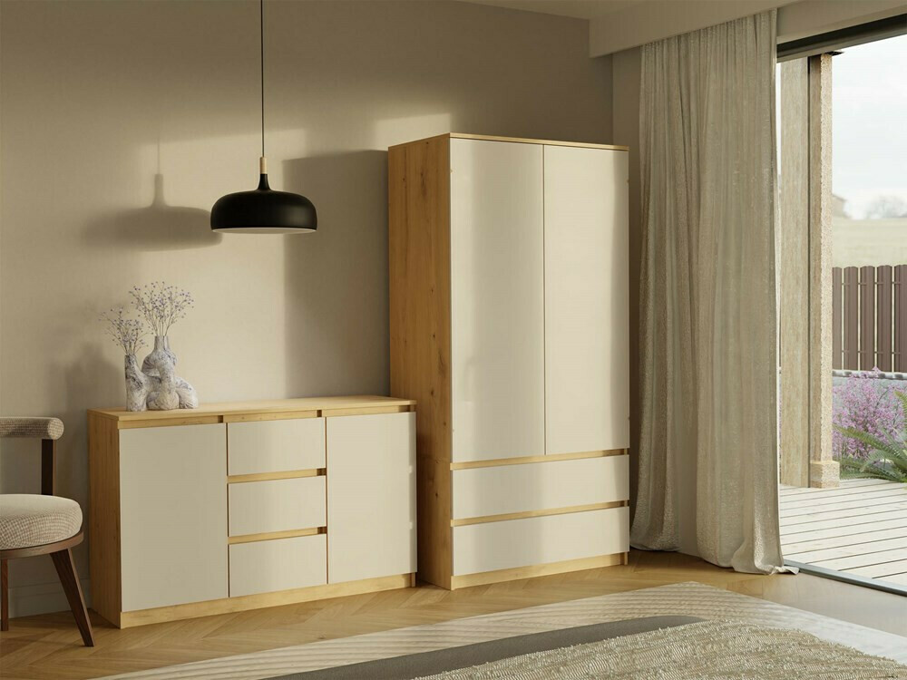 Ormar Elbvelu 116 (Zanatski hrast + Kašmir)