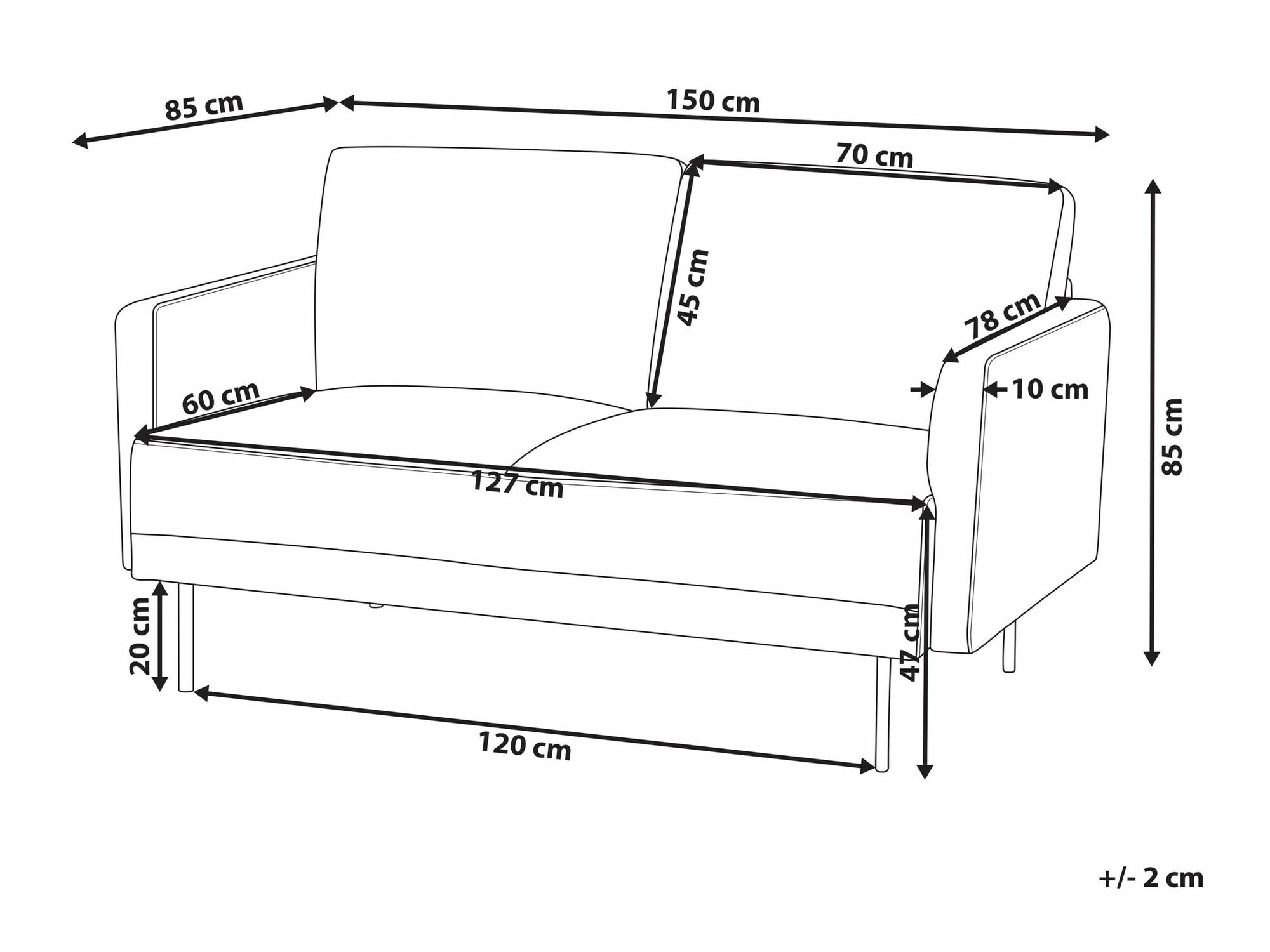 Sofa Salmono 103 (Bež)