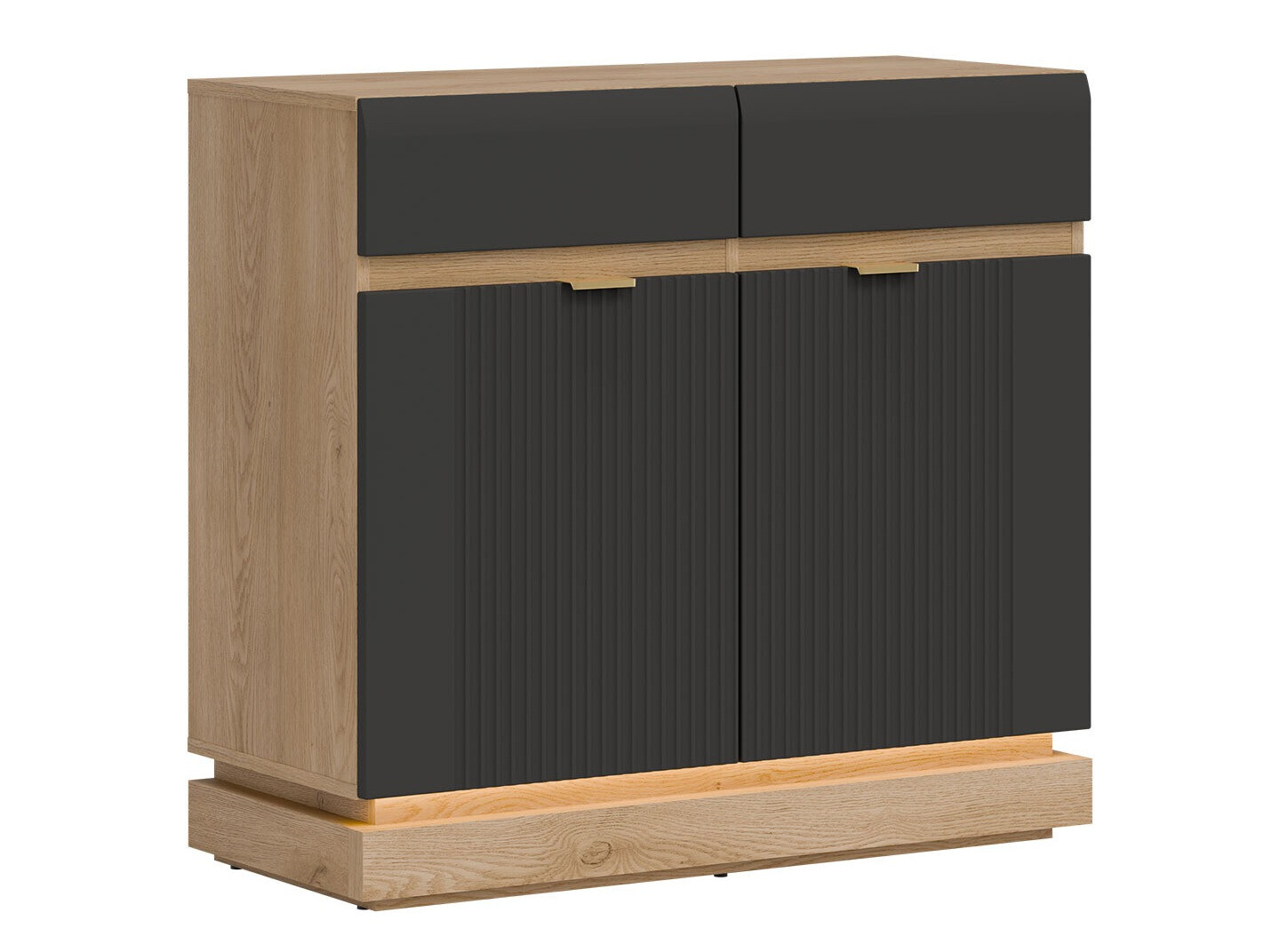 Komoda Teselbu 102 (Antracit + Hrast)