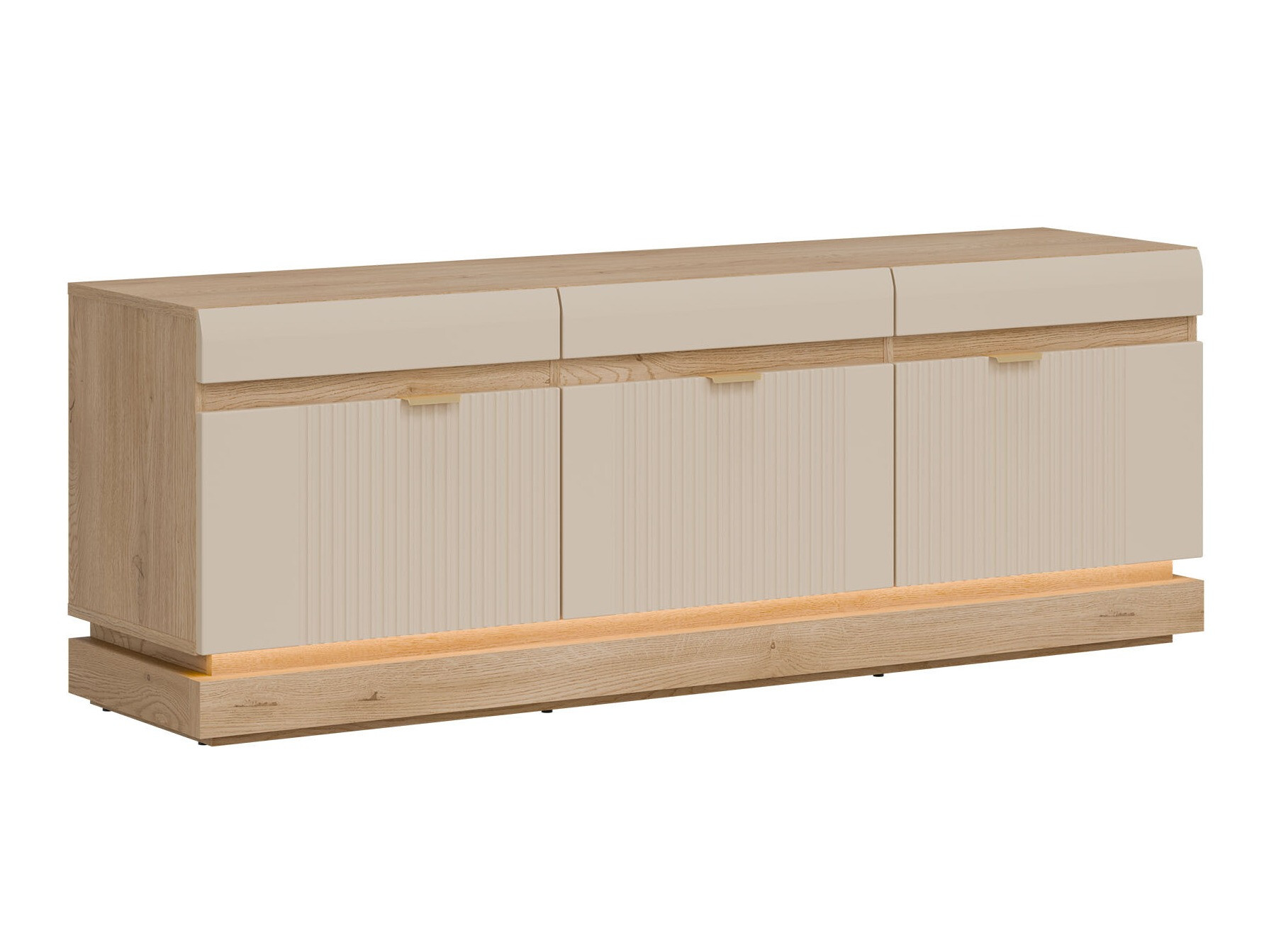 TV komoda Teselbu 100 (Kašmir + Hrast Toro)