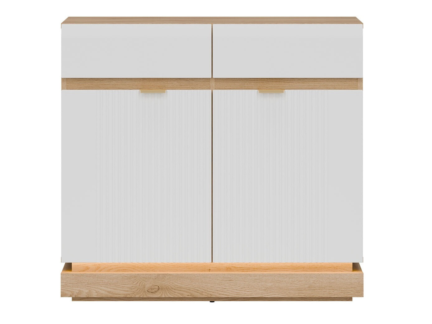 Komoda Teselbu 102 (Belo + Hrast)