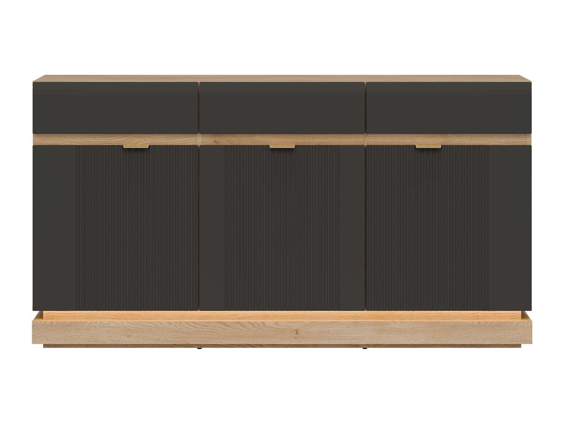 Komoda Teselbu 104 (Antracit + Hrast)