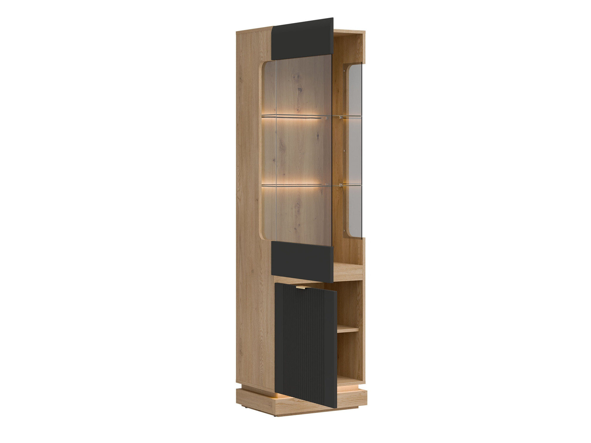 Polica Teselbu 109 (Antracit + Hrast)