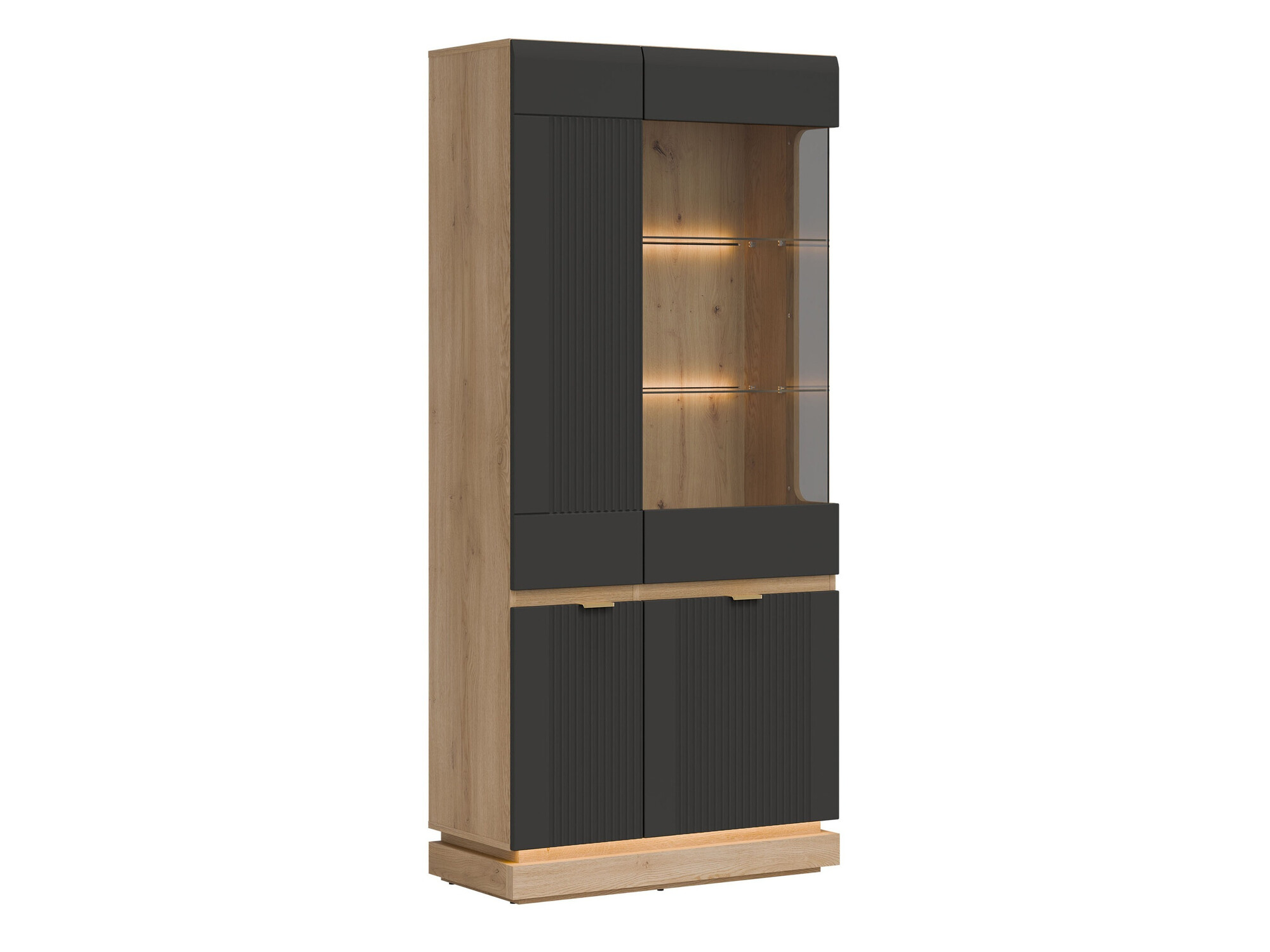 Polica Teselbu 111 (Antracit + Hrast)