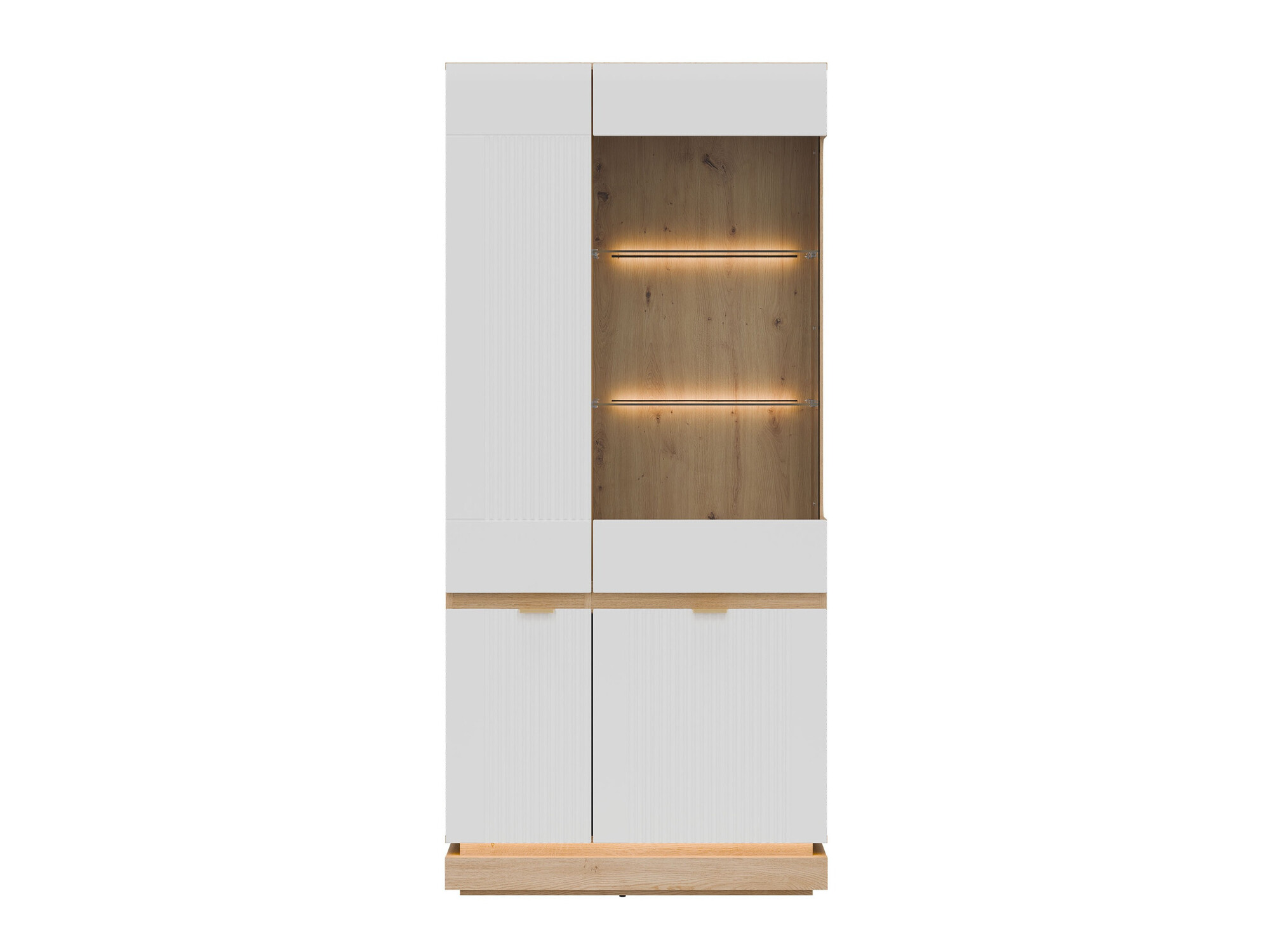 Polica Teselbu 111 (Belo + Hrast)