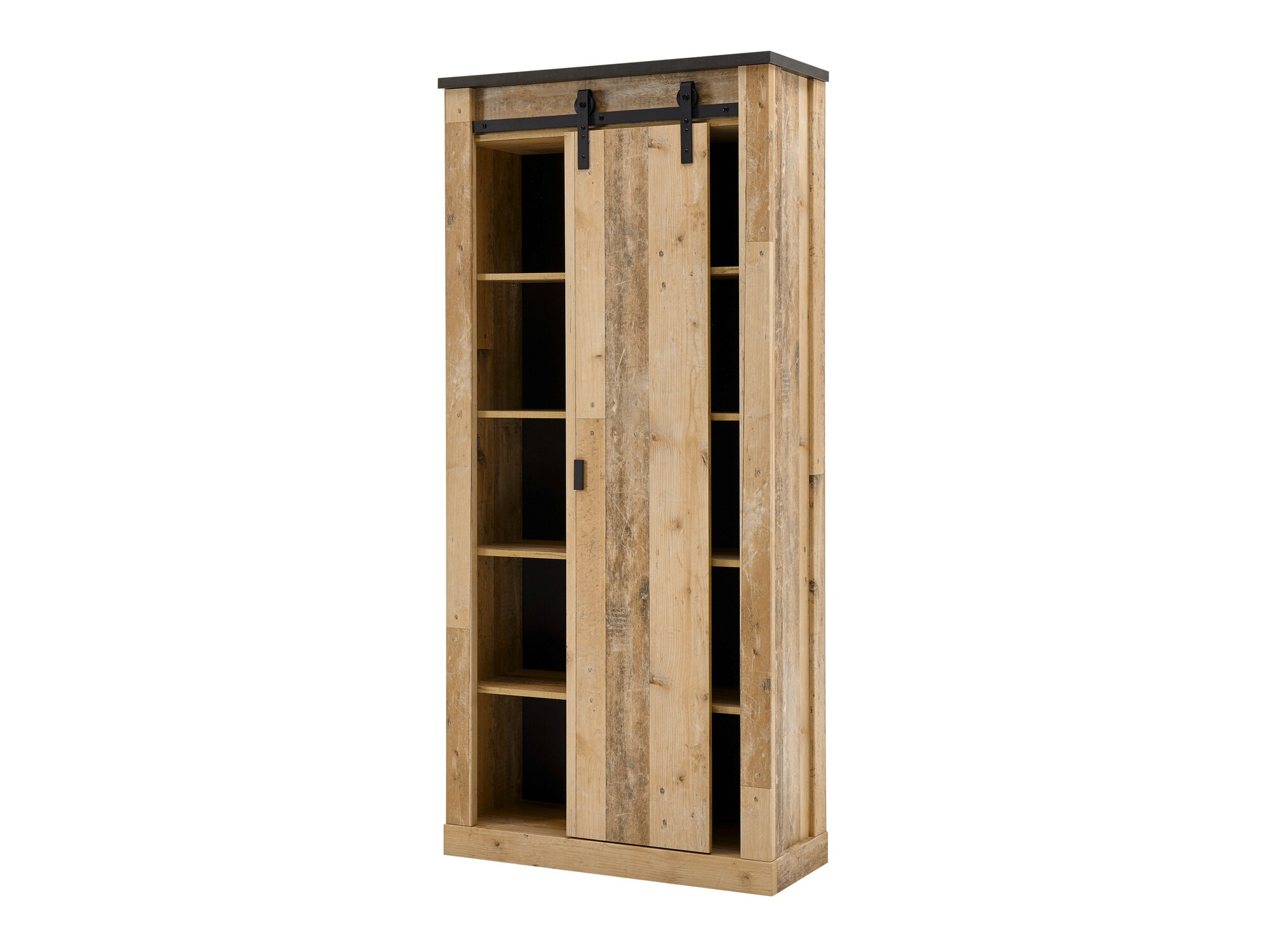 Set za kupatilo Cirtale 139 (Istrošeno drvo + Antracit)