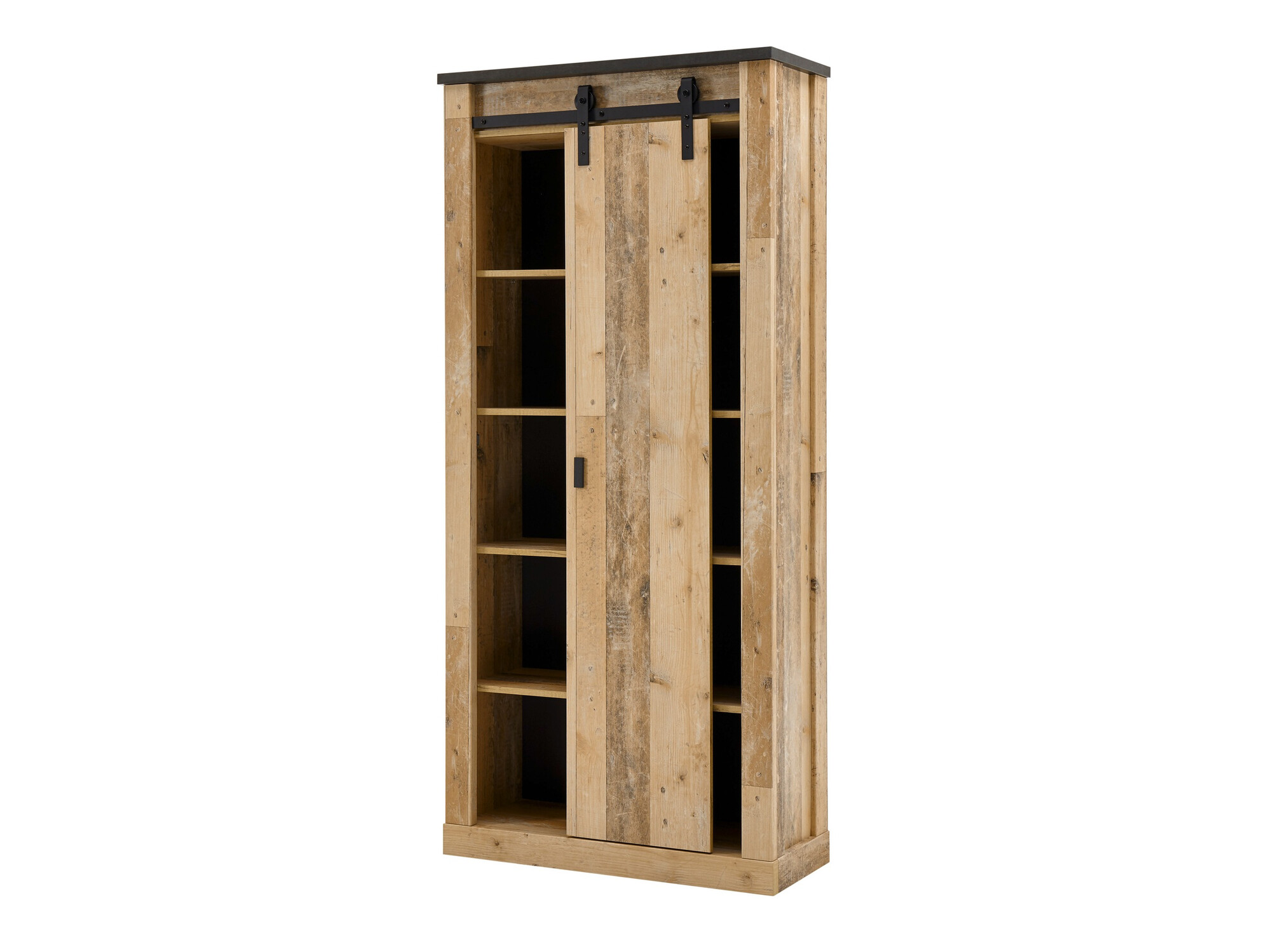 Set za kupatilo Cirtale 140 (Istrošeno drvo + Antracit)