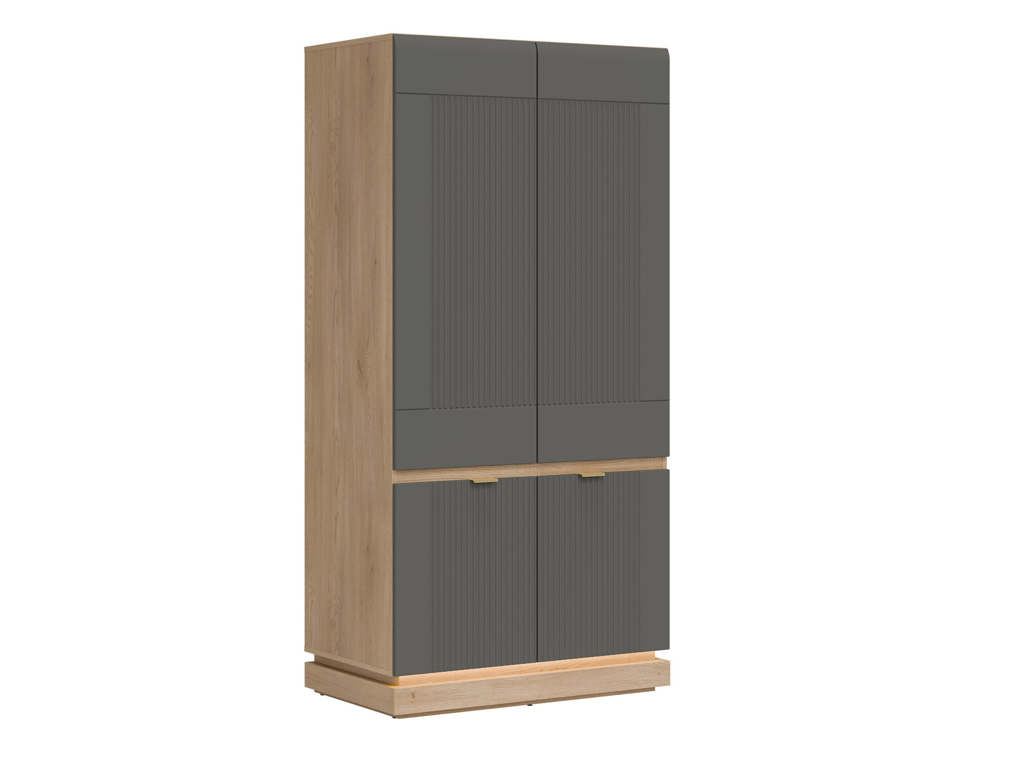 Ormar Teselbu 113 (Sivo + Hrast)