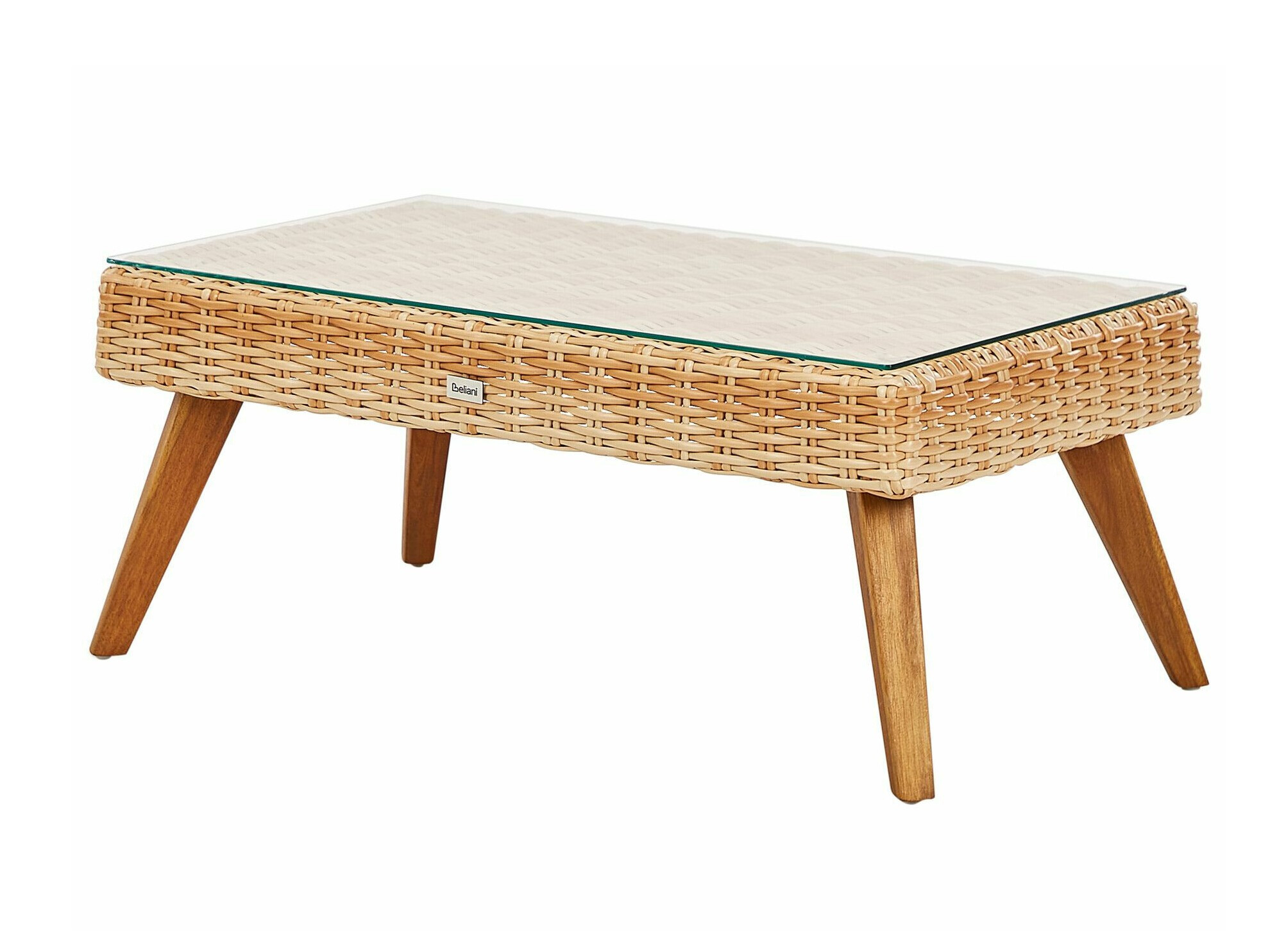 Set baštenskog nameštaja Berwyn 2626 (Svetlo smeđa + Belo)