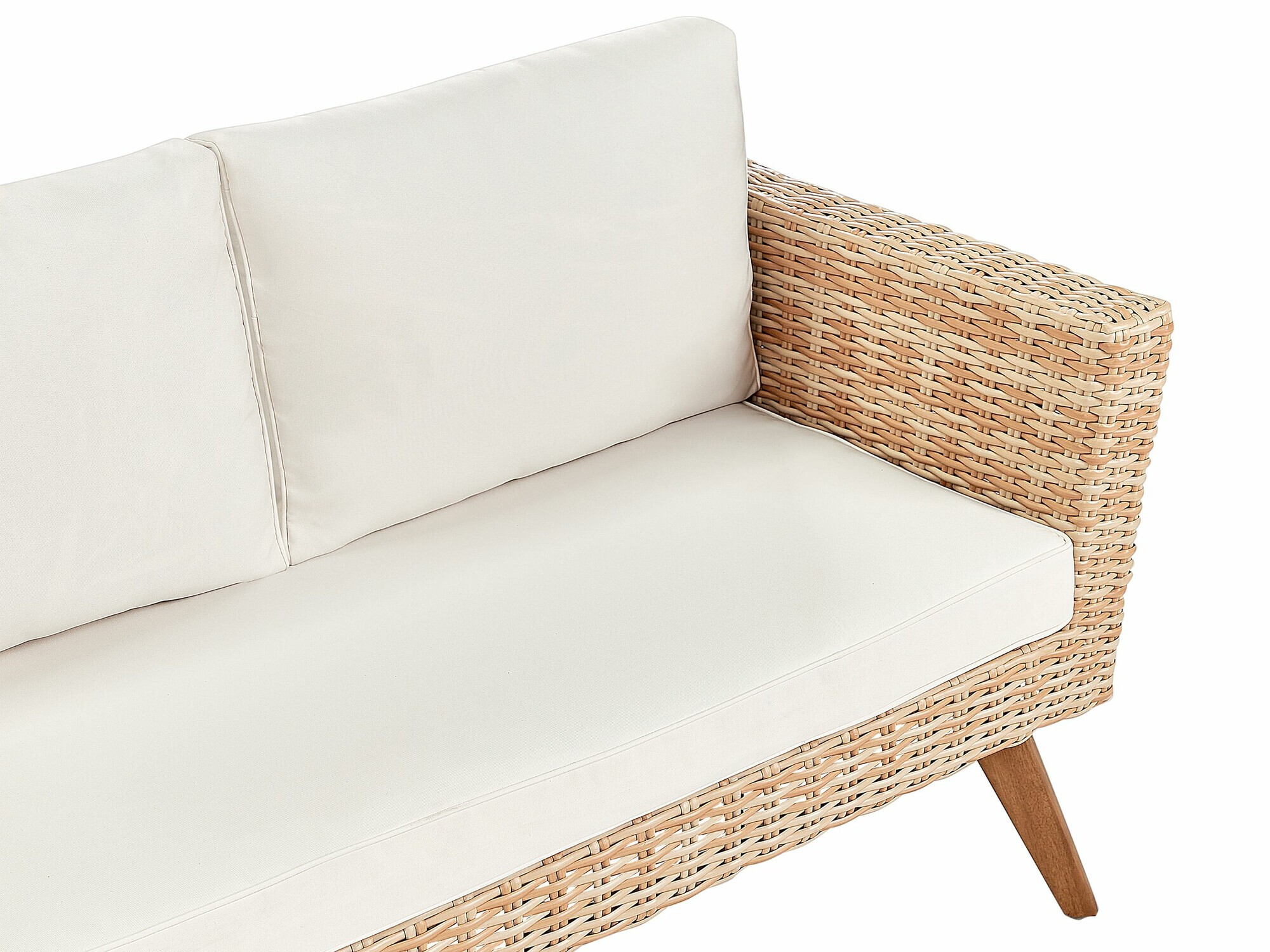 Set baštenskog nameštaja Berwyn 2626 (Svetlo smeđa + Belo)