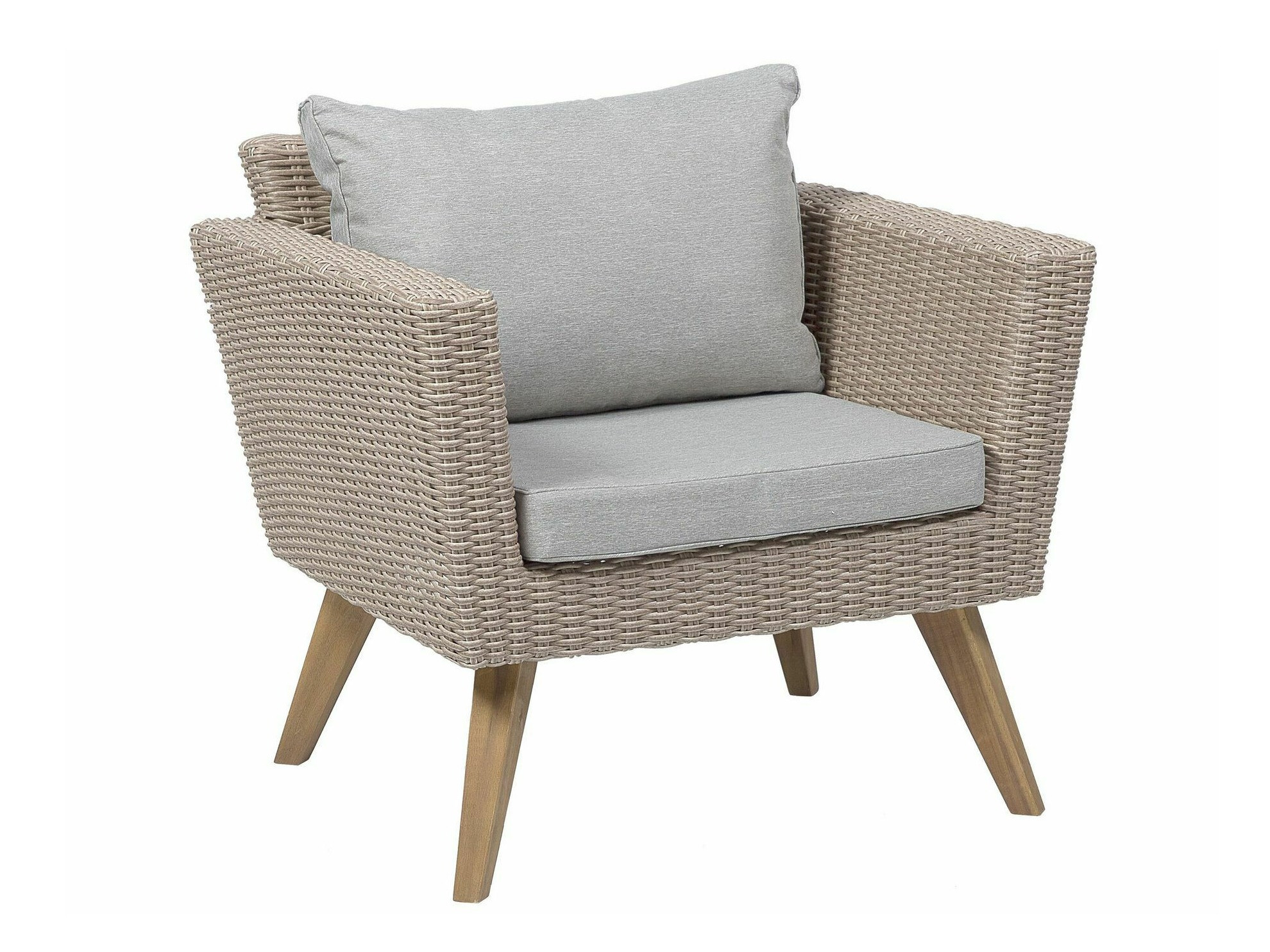 Set baštenskog nameštaja Berwyn 2626 (Taupe + Sivo)