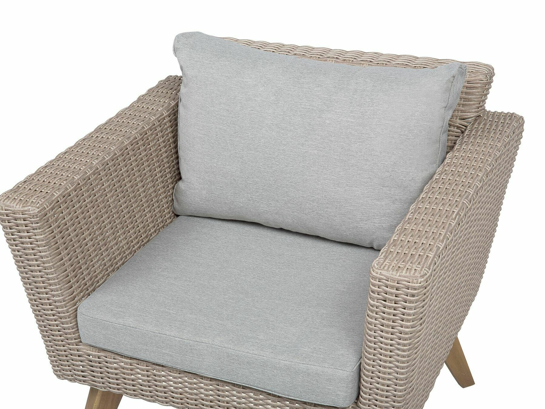 Set baštenskog nameštaja Berwyn 2626 (Taupe + Sivo)