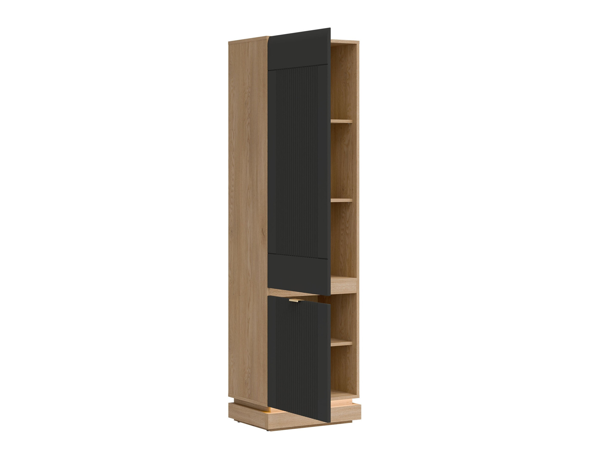 Set spavaća soba Teselbu 117 (Antracit + Hrast)