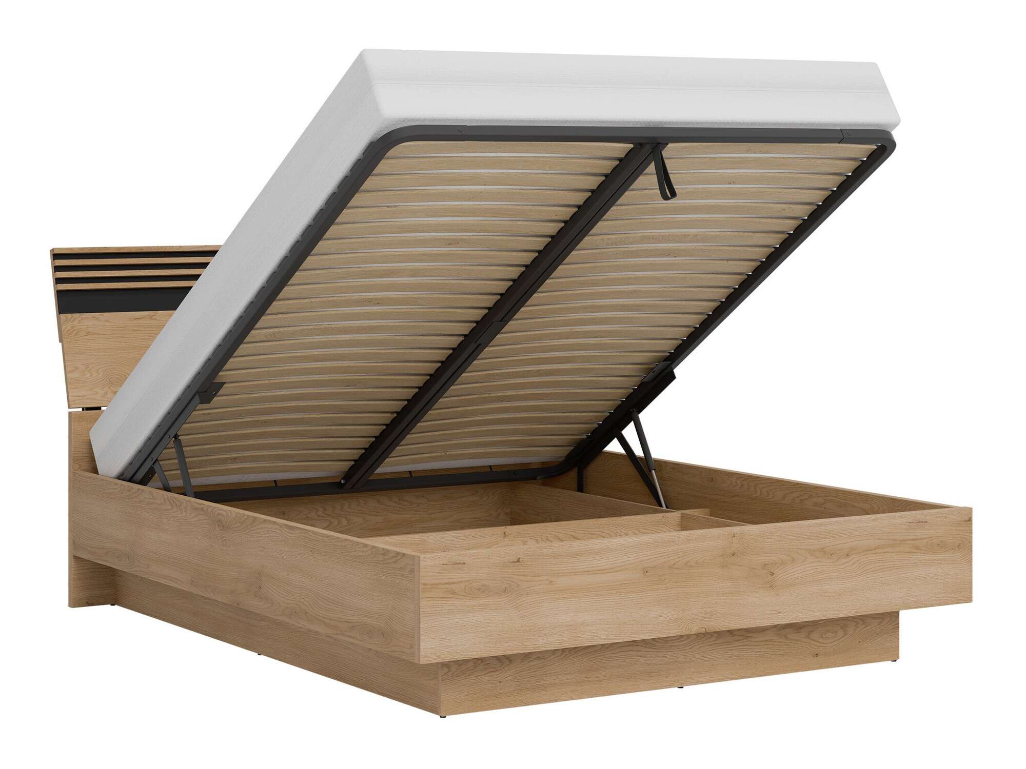 Set spavaća soba Teselbu 117 (Belo + Hrast)