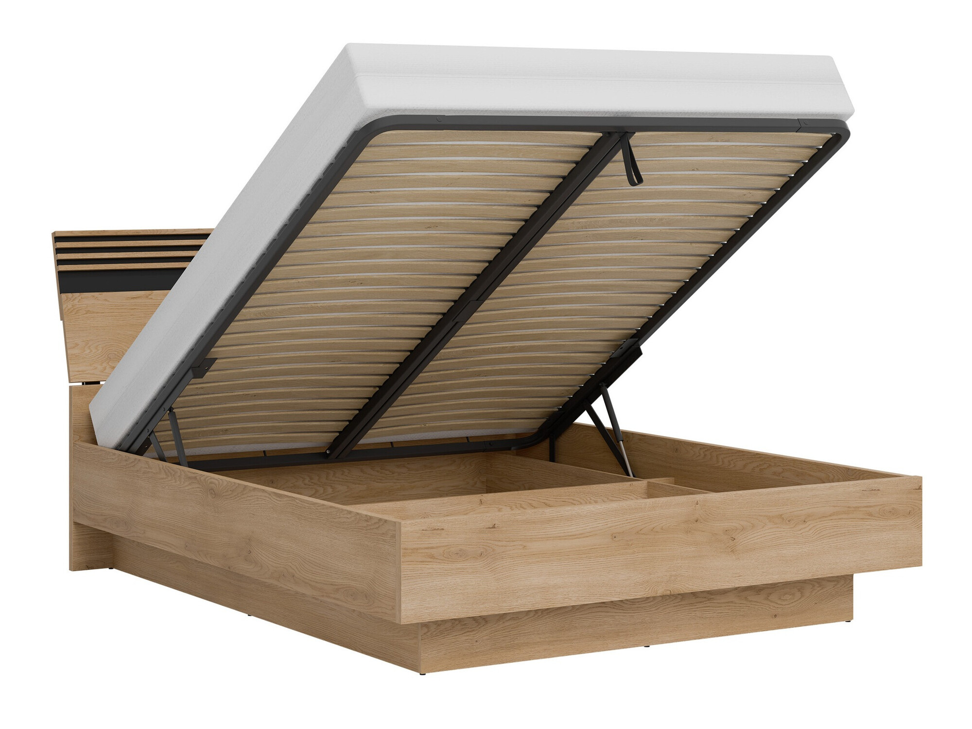 Set spavaća soba Teselbu 117 (Belo + Hrast)
