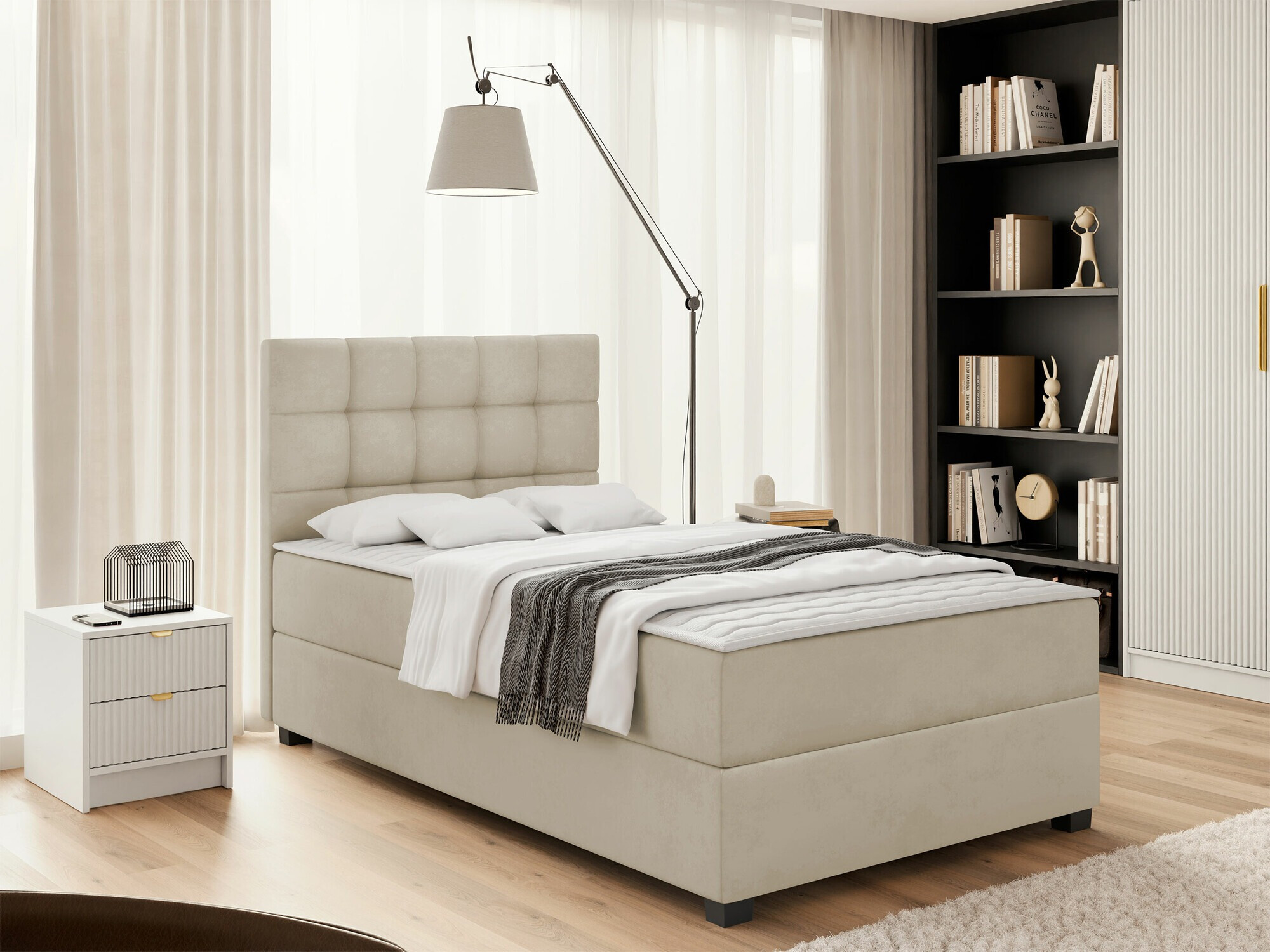 Boxspring krevet Sanford 107 (Manila 02)