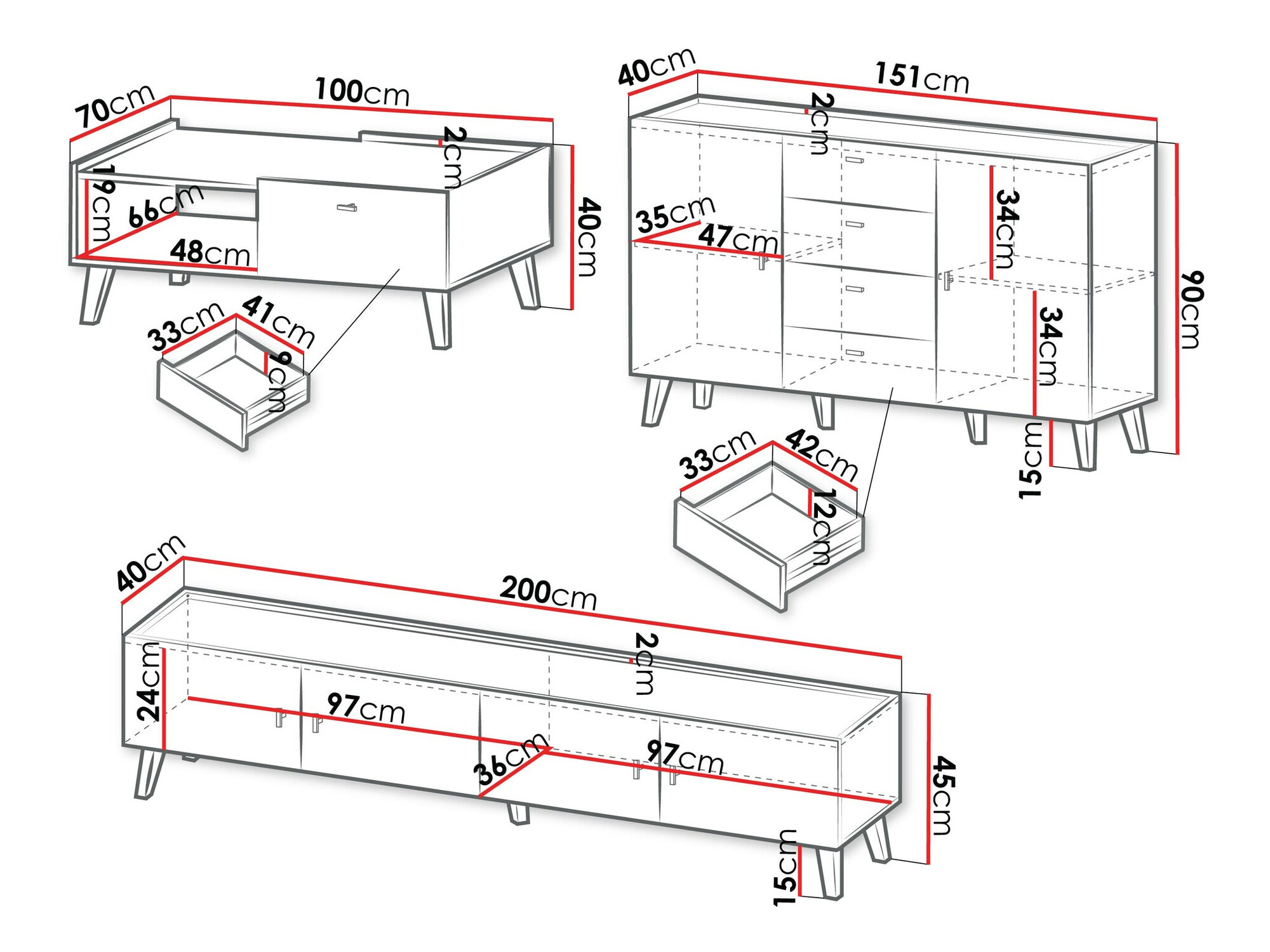 Set za dnevnu sobu Comfivo Avimelo 102