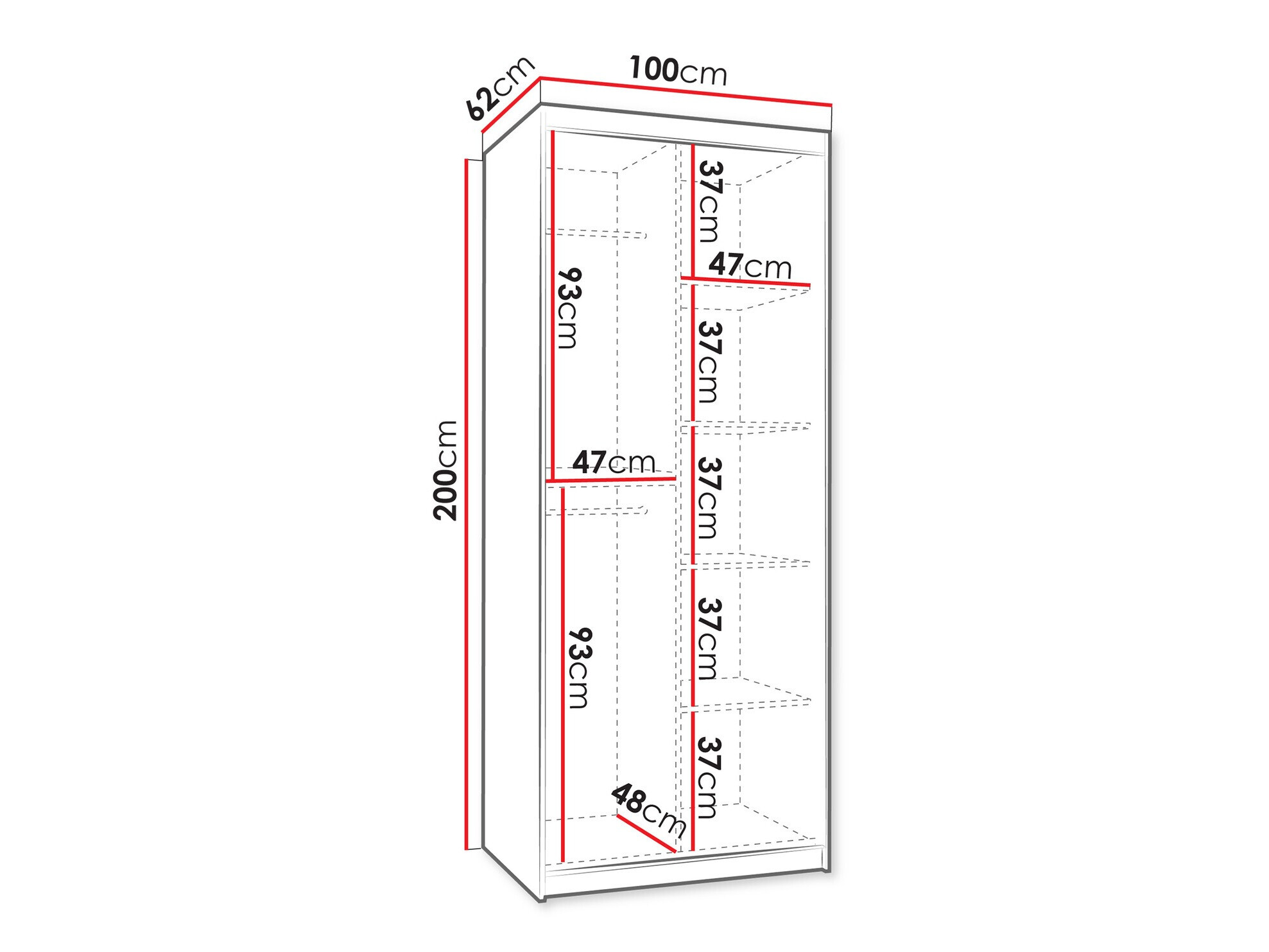 Ormar Hartford 498 (Crno)