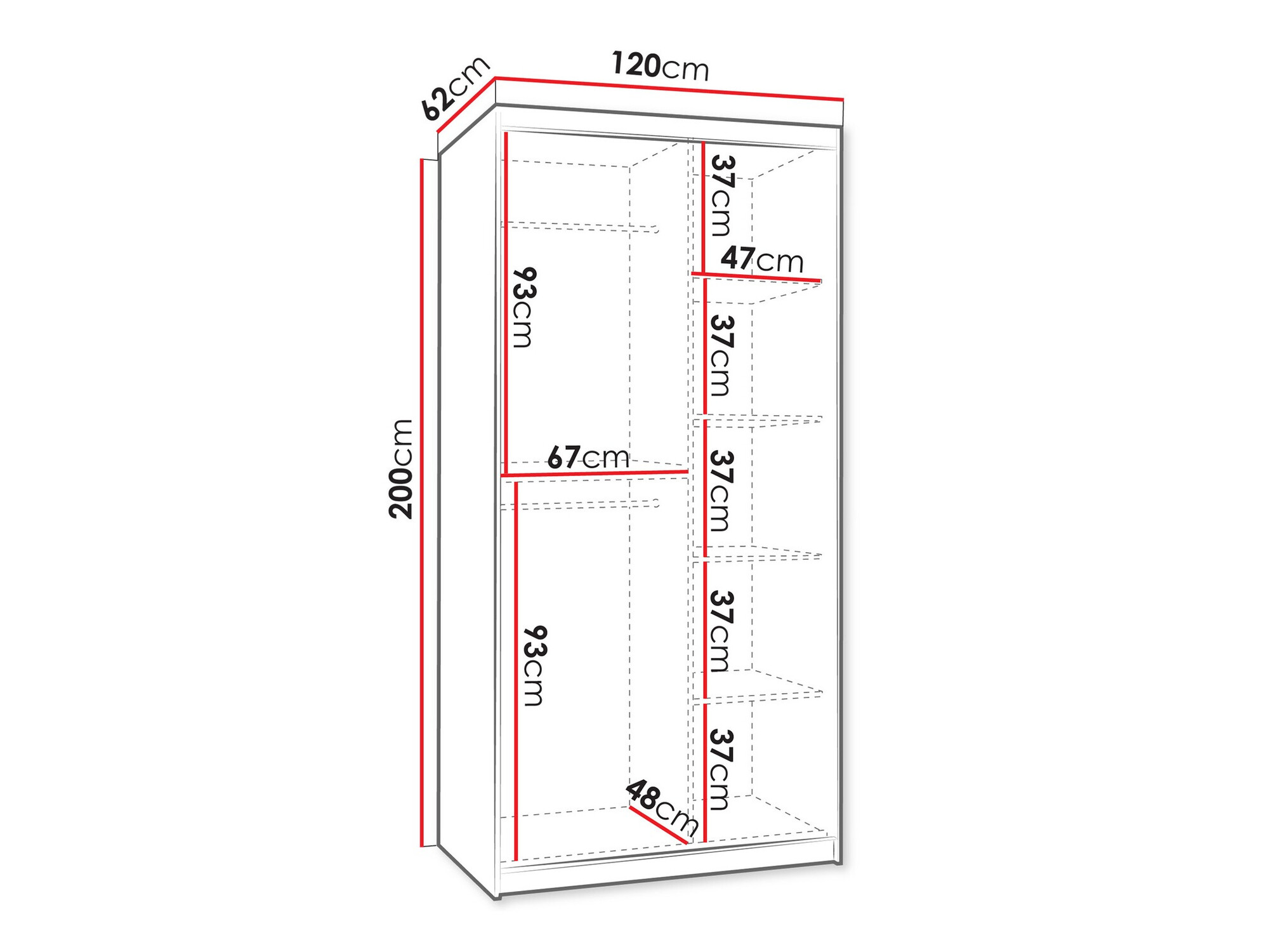 Ormar Hartford 501 (Crno)