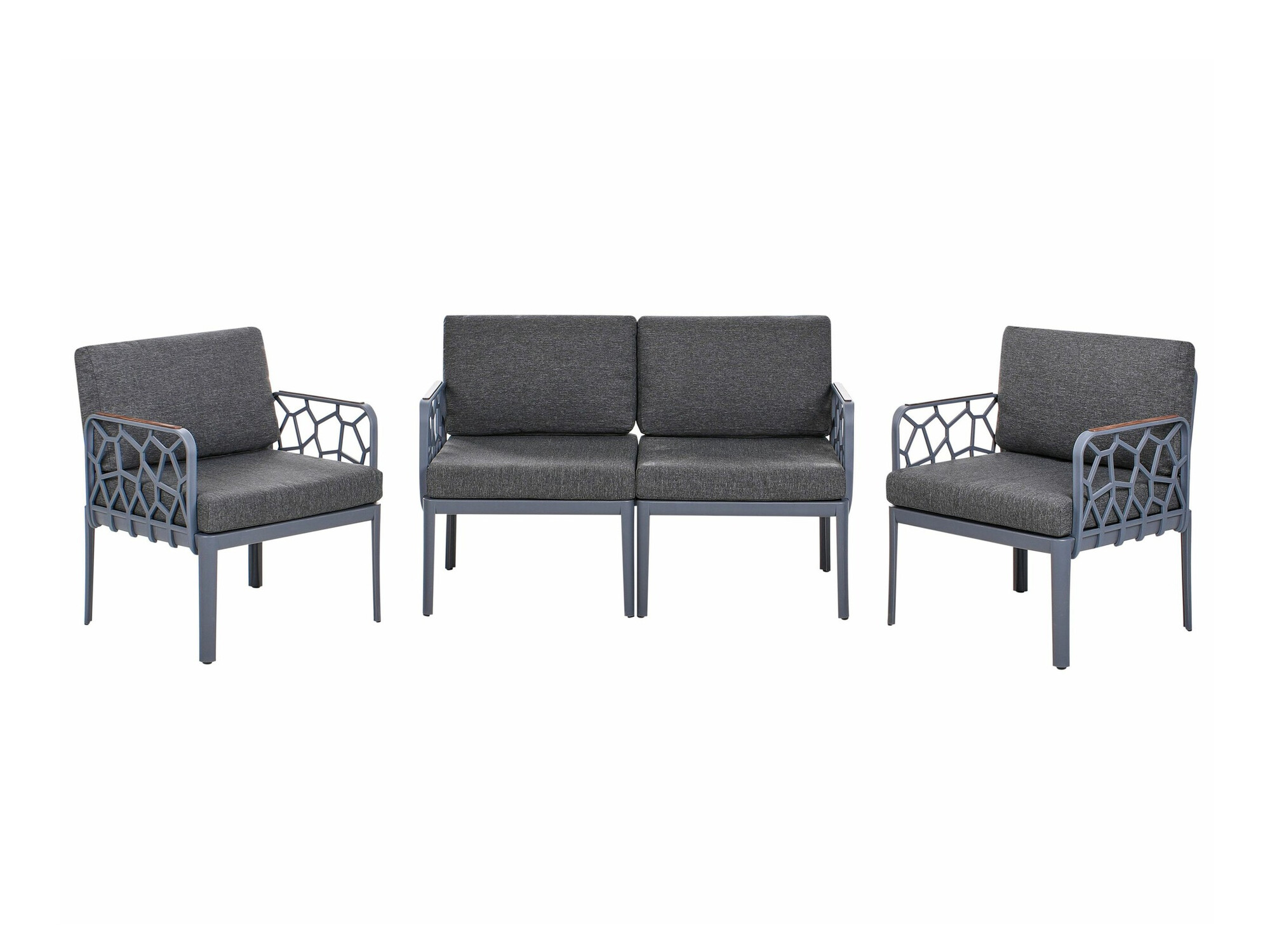 Set baštenskog nameštaja Berwyn 2653 (Sivo)