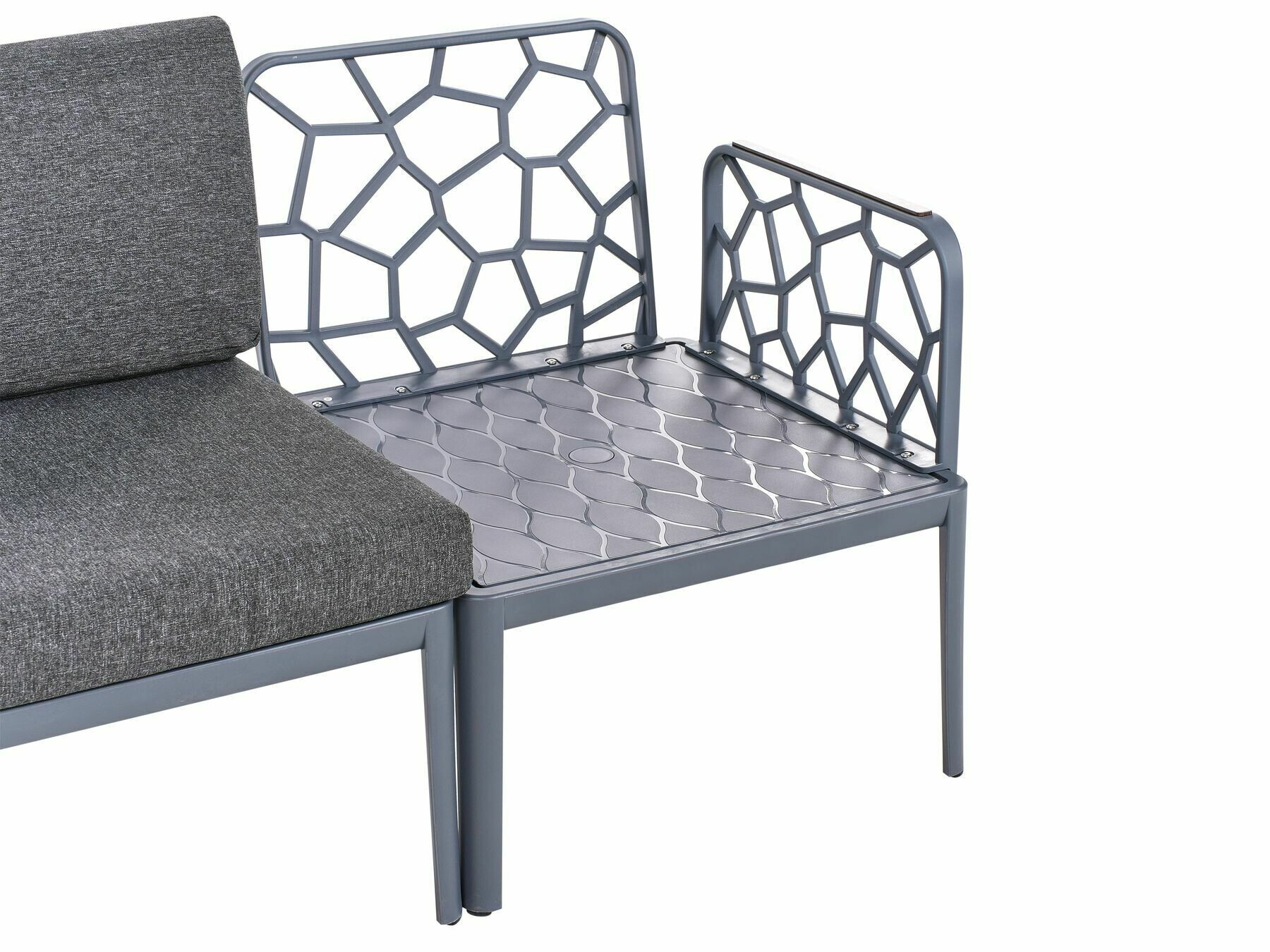 Set baštenskog nameštaja Berwyn 2653 (Sivo)