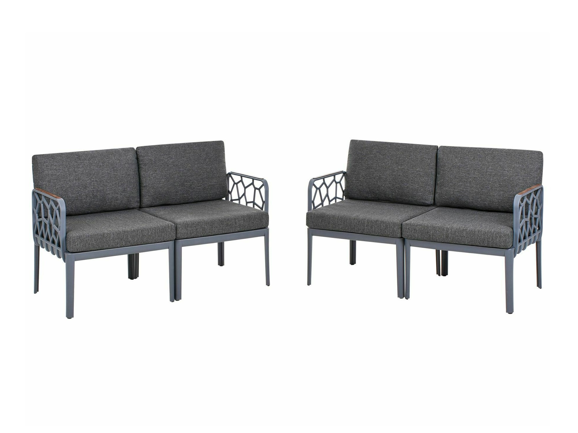 Set baštenskog nameštaja Berwyn 2653 (Sivo)