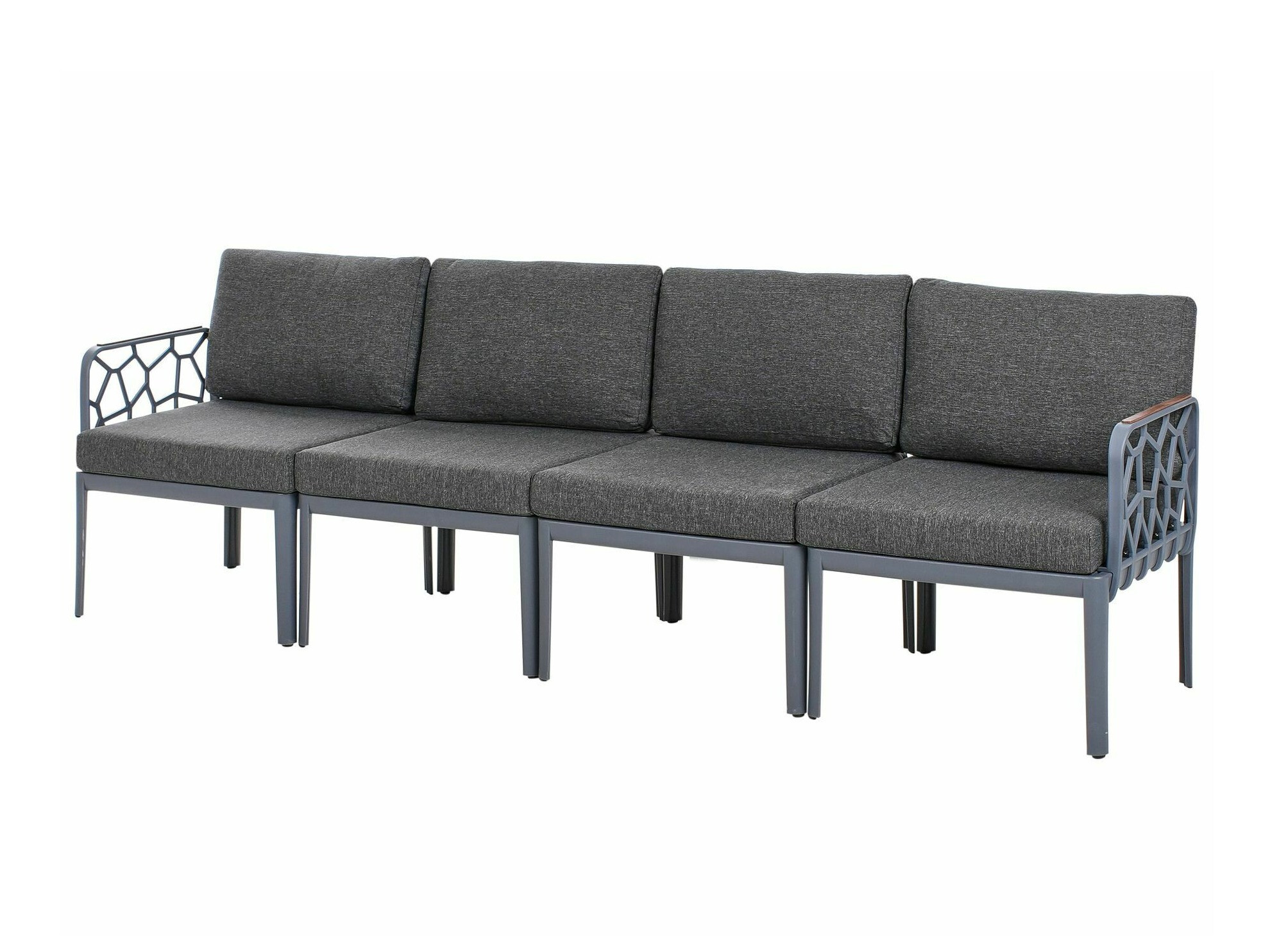Set baštenskog nameštaja Berwyn 2653 (Sivo)