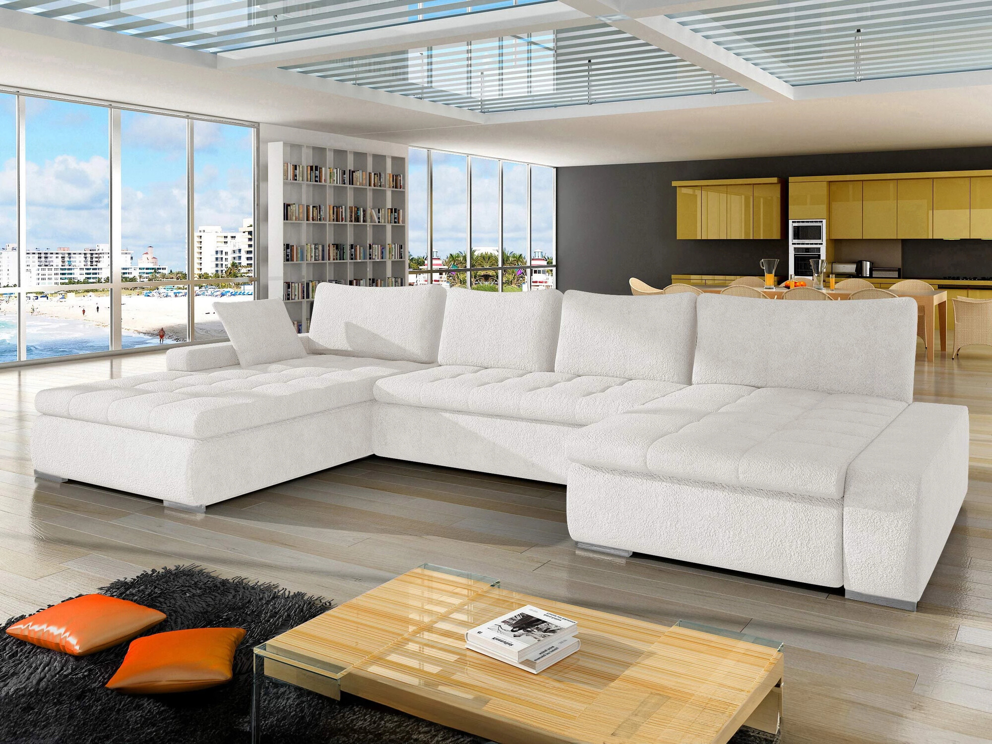 Ugaona sofa Comfivo 106 (Coral 70)
