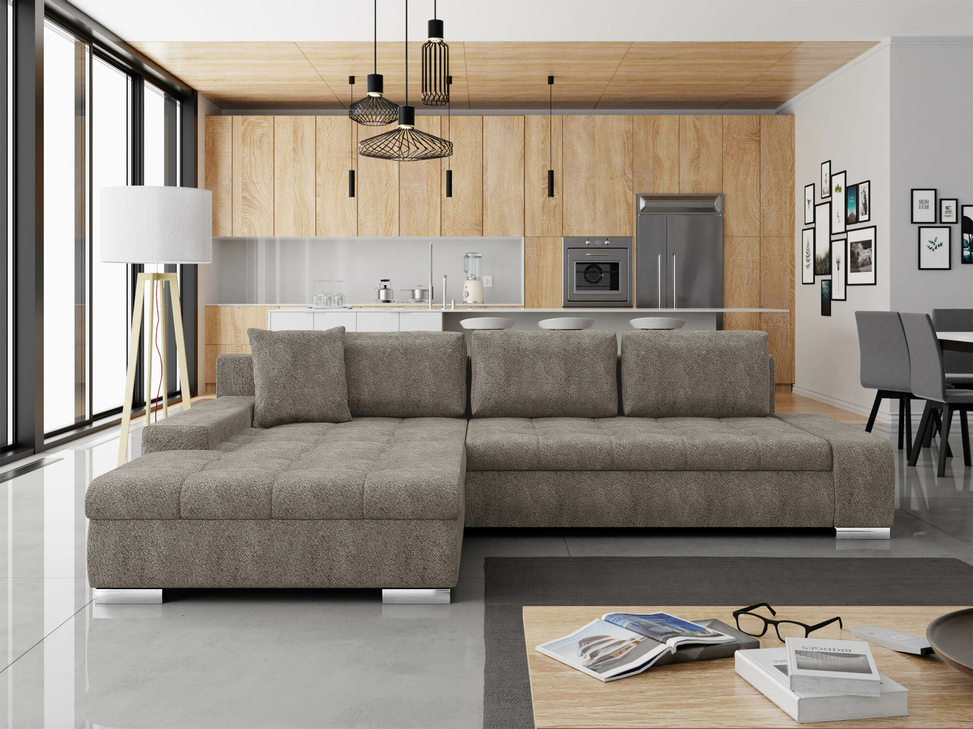 Ugaona sofa Comfivo 147 (Coral 50)