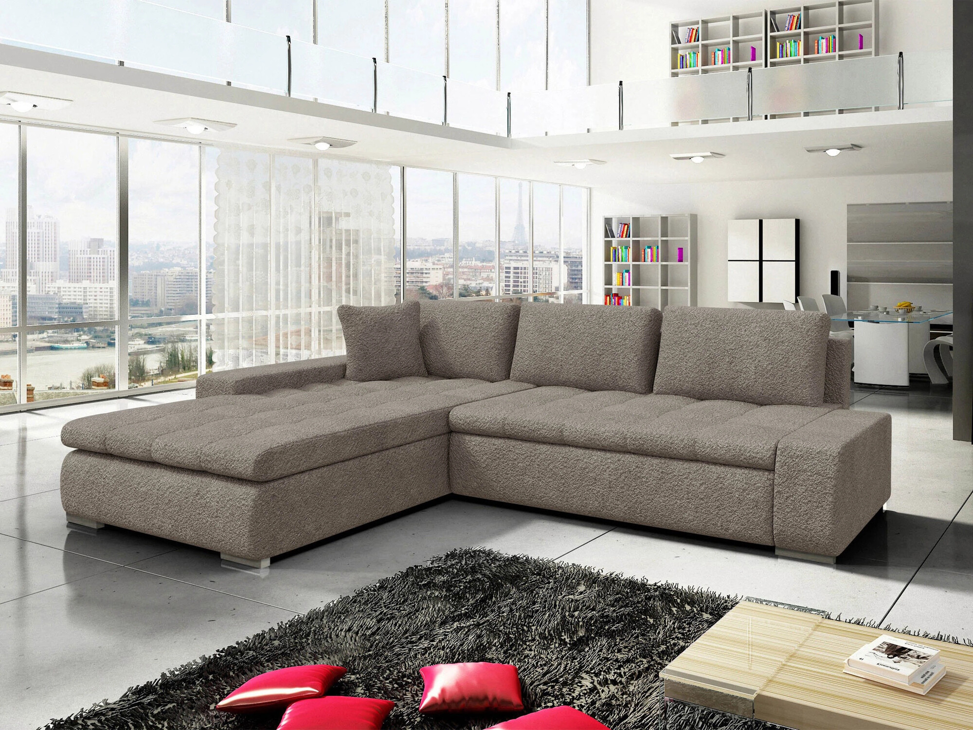 Ugaona sofa Comfivo 147 (Coral 50)