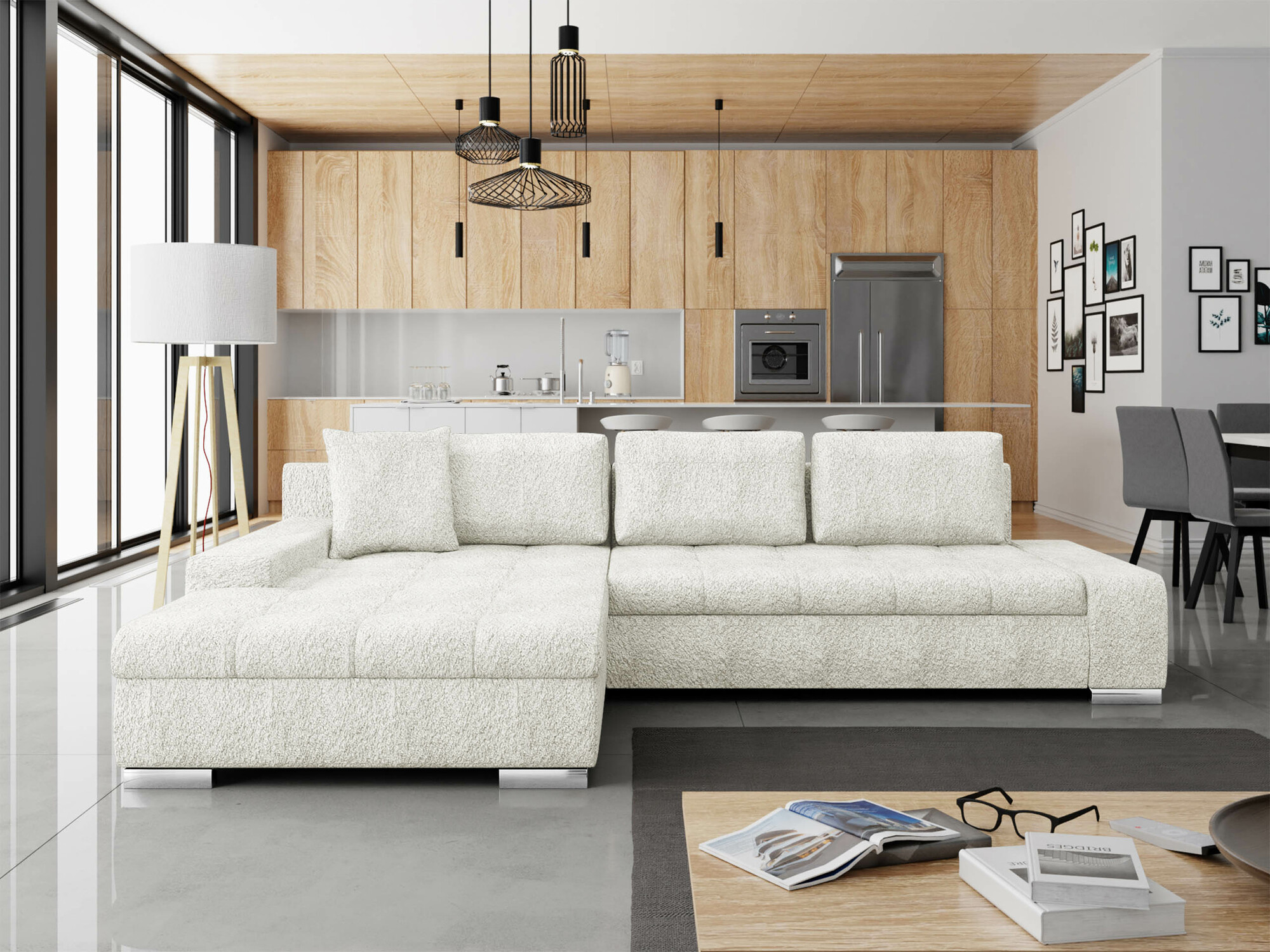 Ugaona sofa Comfivo 147 (Coral 70)