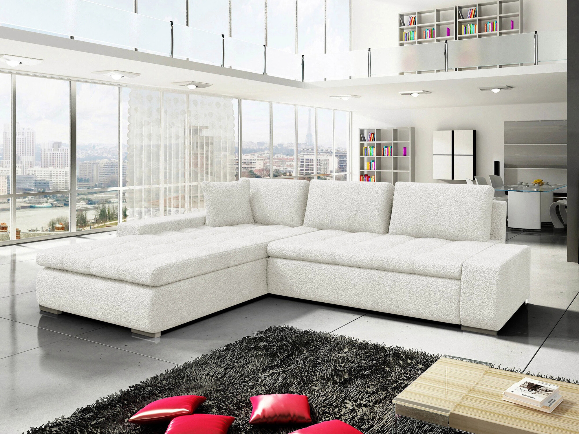 Ugaona sofa Comfivo 147 (Coral 70)