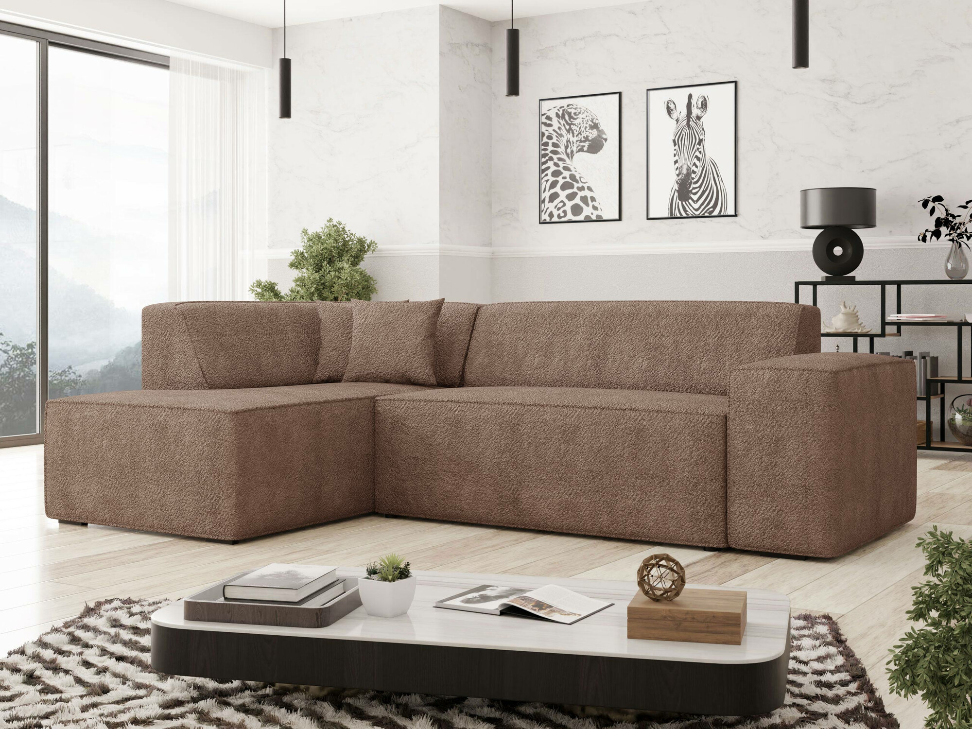 Ugaona sofa Comfivo 289 (Coral 45)