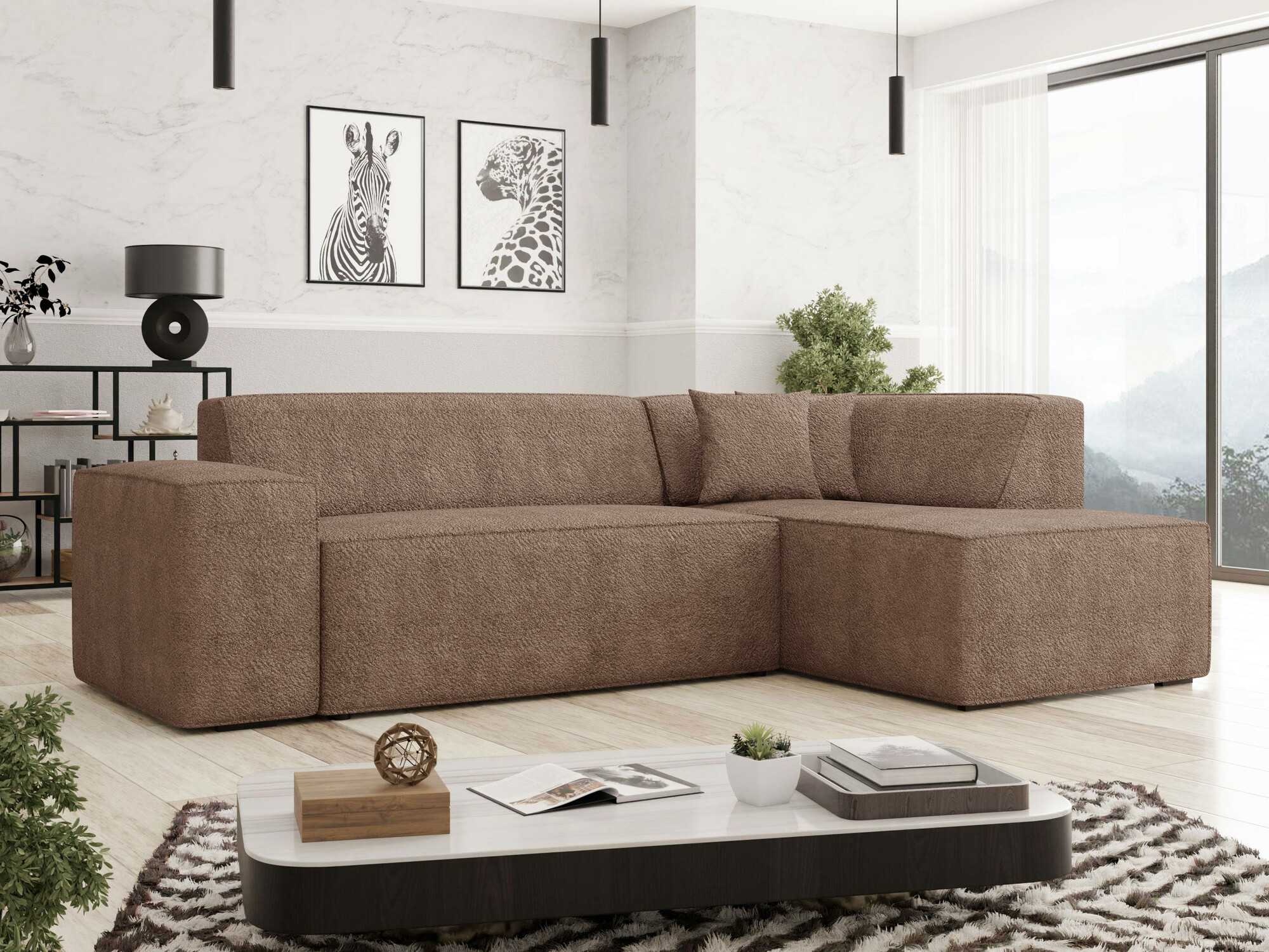 Ugaona sofa Comfivo 289 (Coral 45)