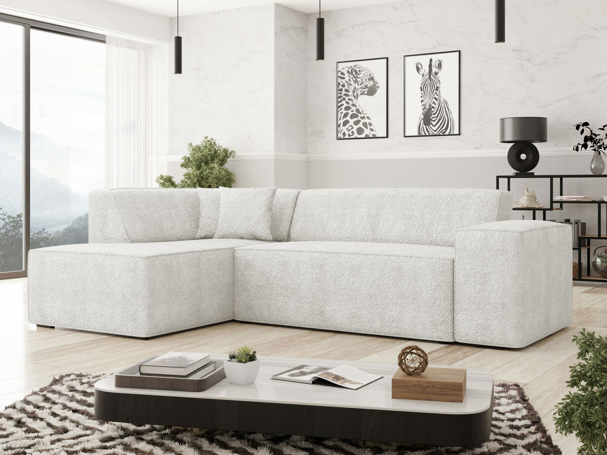 Ugaona sofa Comfivo 289 (Coral 70)