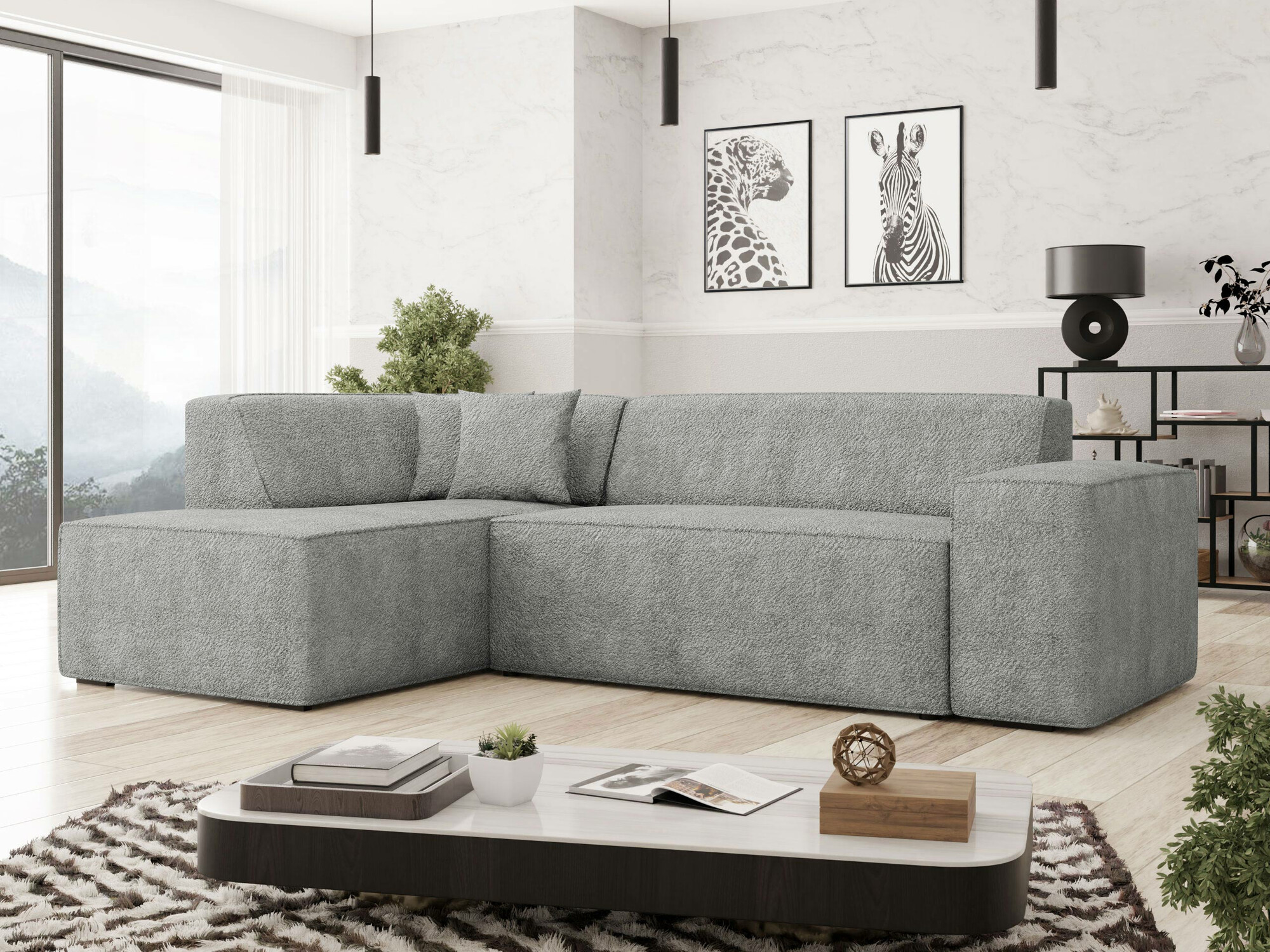 Ugaona sofa Comfivo 289 (Coral 75)