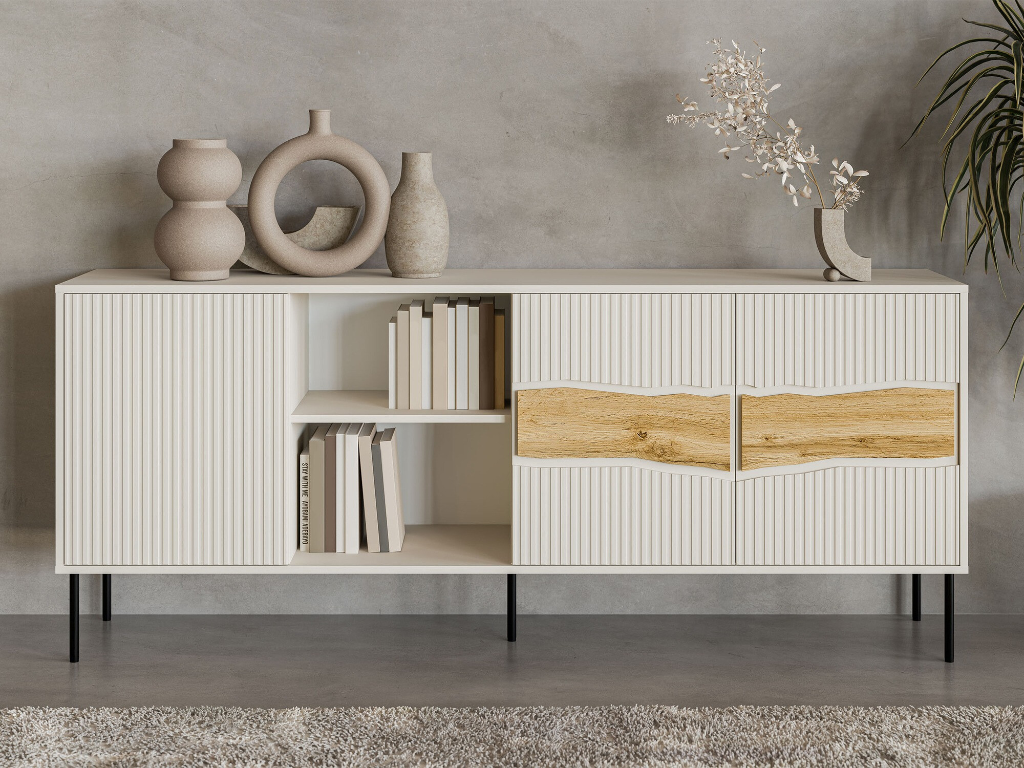 Ormarić Monevare 101 (Вотан храст + Kašmir)