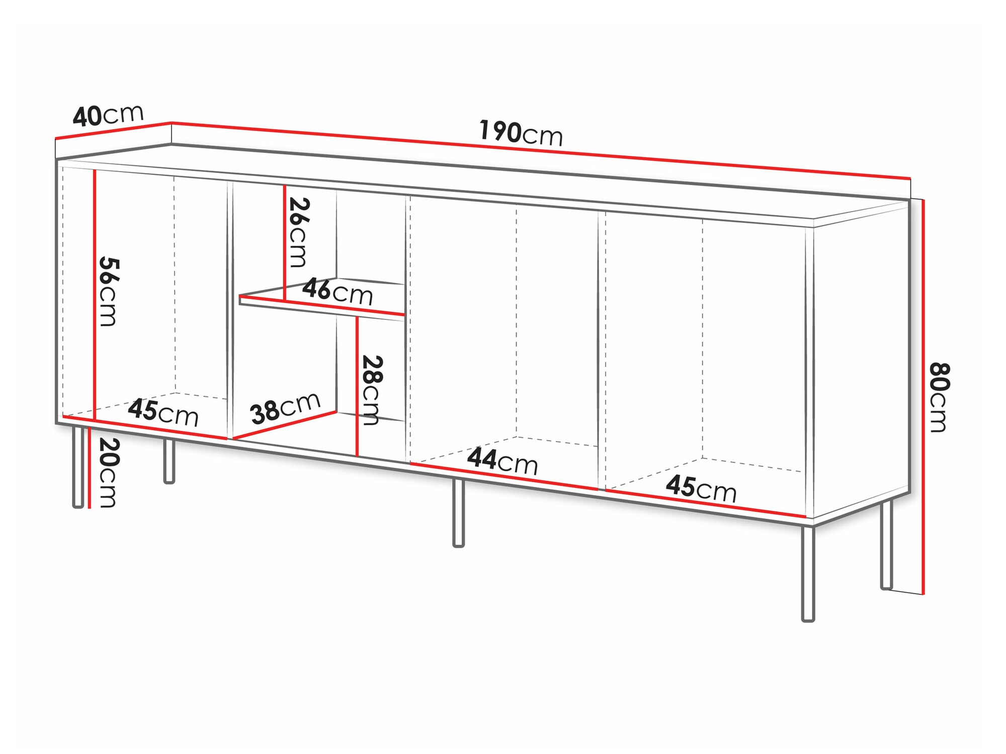 Ormarić Monevare 101 (Вотан храст + Kašmir)
