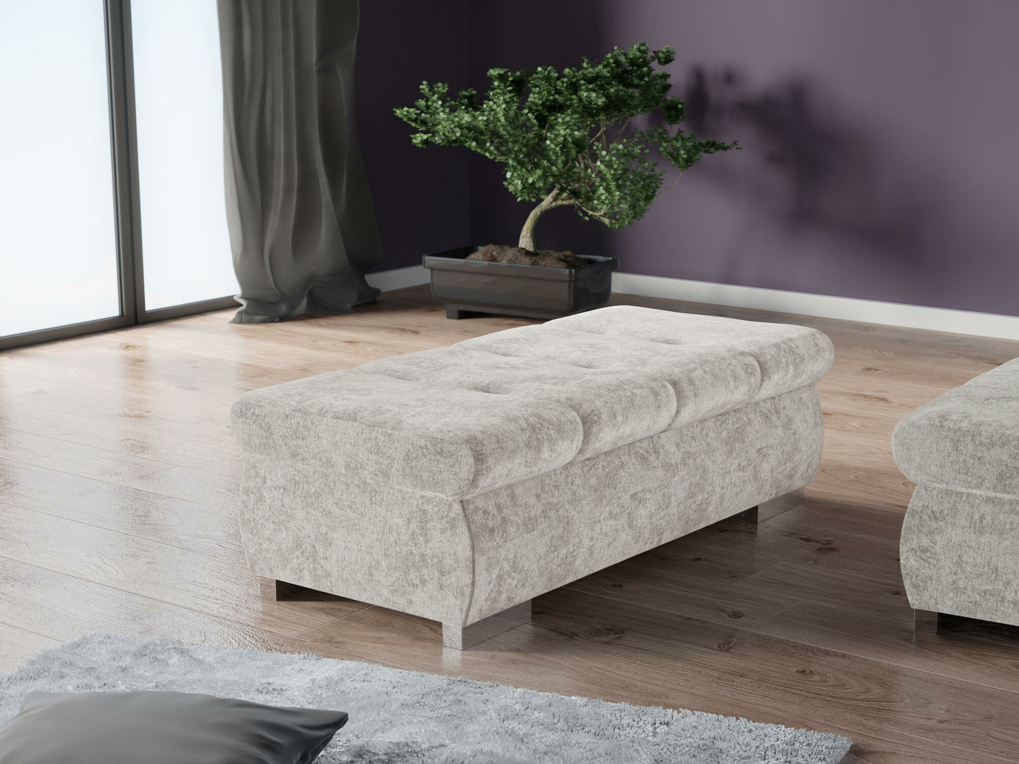 Tapacirana klupa Comfivo 123 (Clara 215.19)