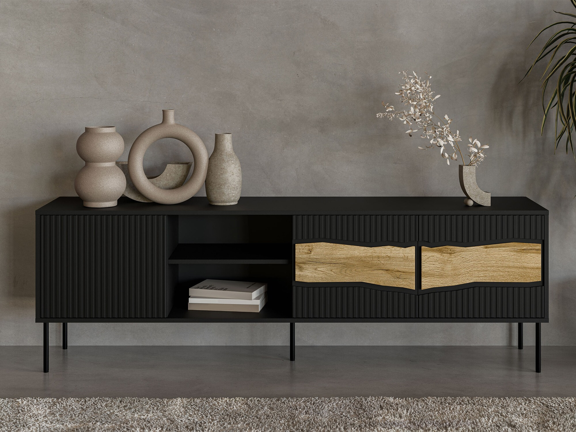 TV sto Monevare 102 (Crno + Вотан храст)