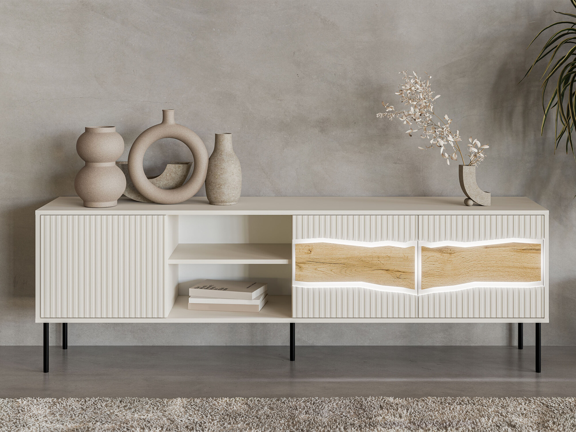 TV sto Monevare 102 (Вотан храст + Kašmir)