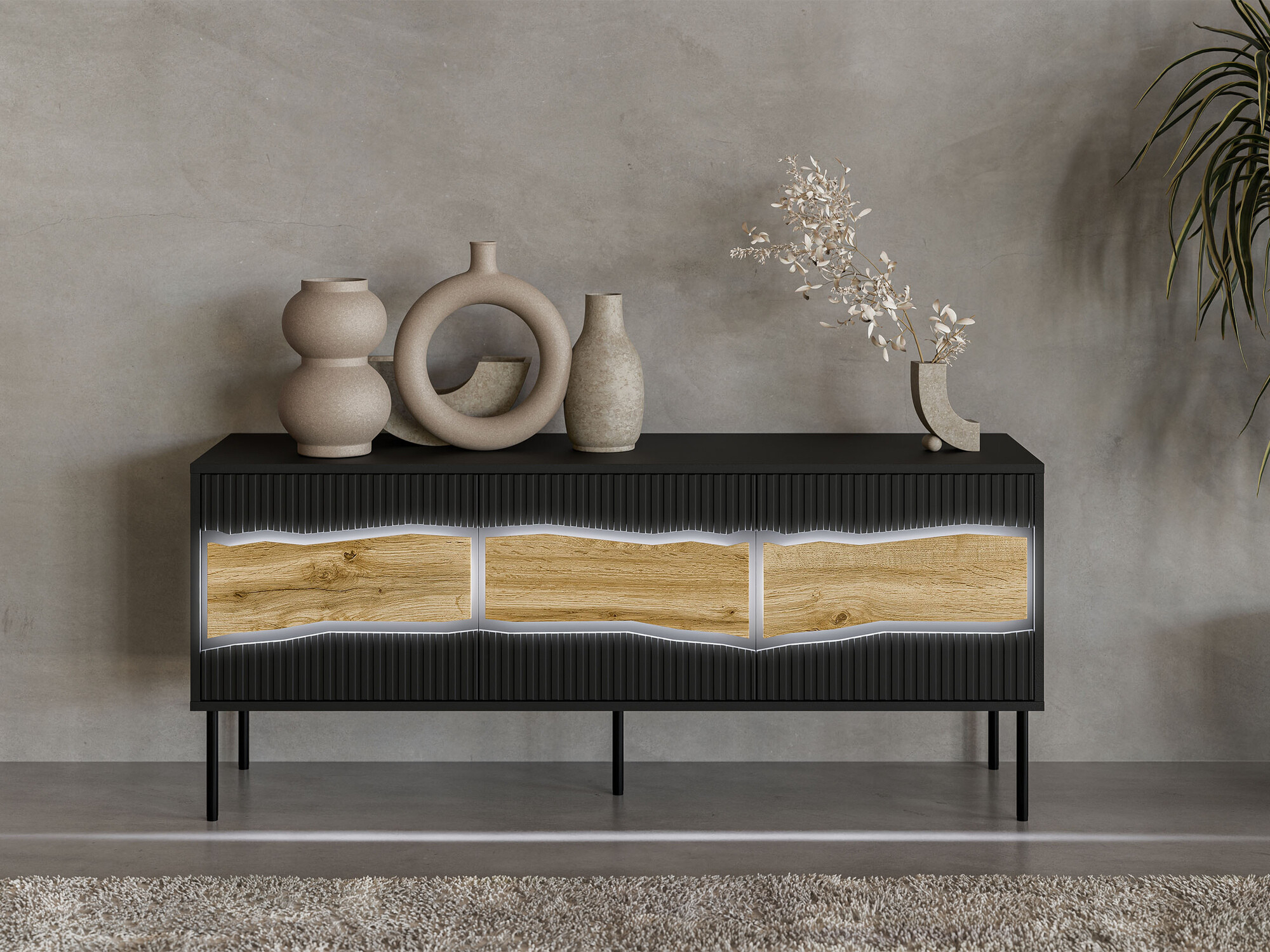 TV sto Monevare 103 (Crno + Вотан храст)