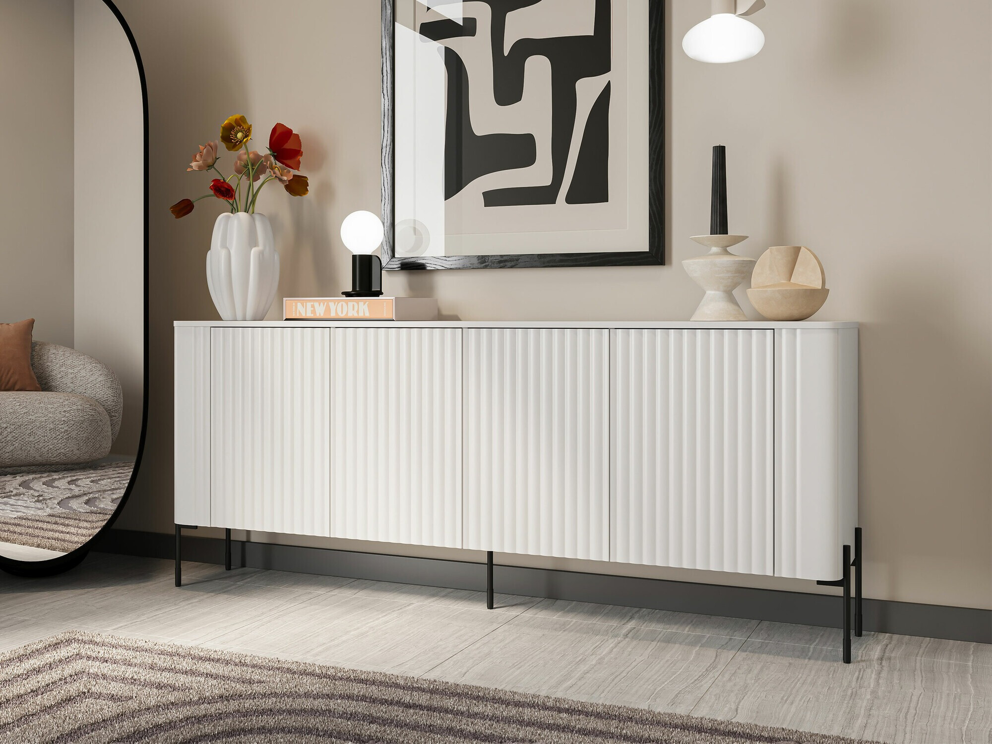 Ormarić Mavnue 101 (Belo)